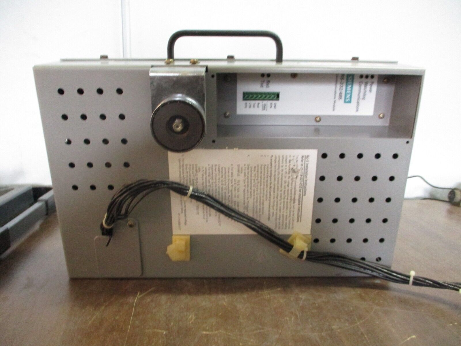 Siemens Accu/Stat MJ-X Voltage Regulator Control Panel S-64138 Used