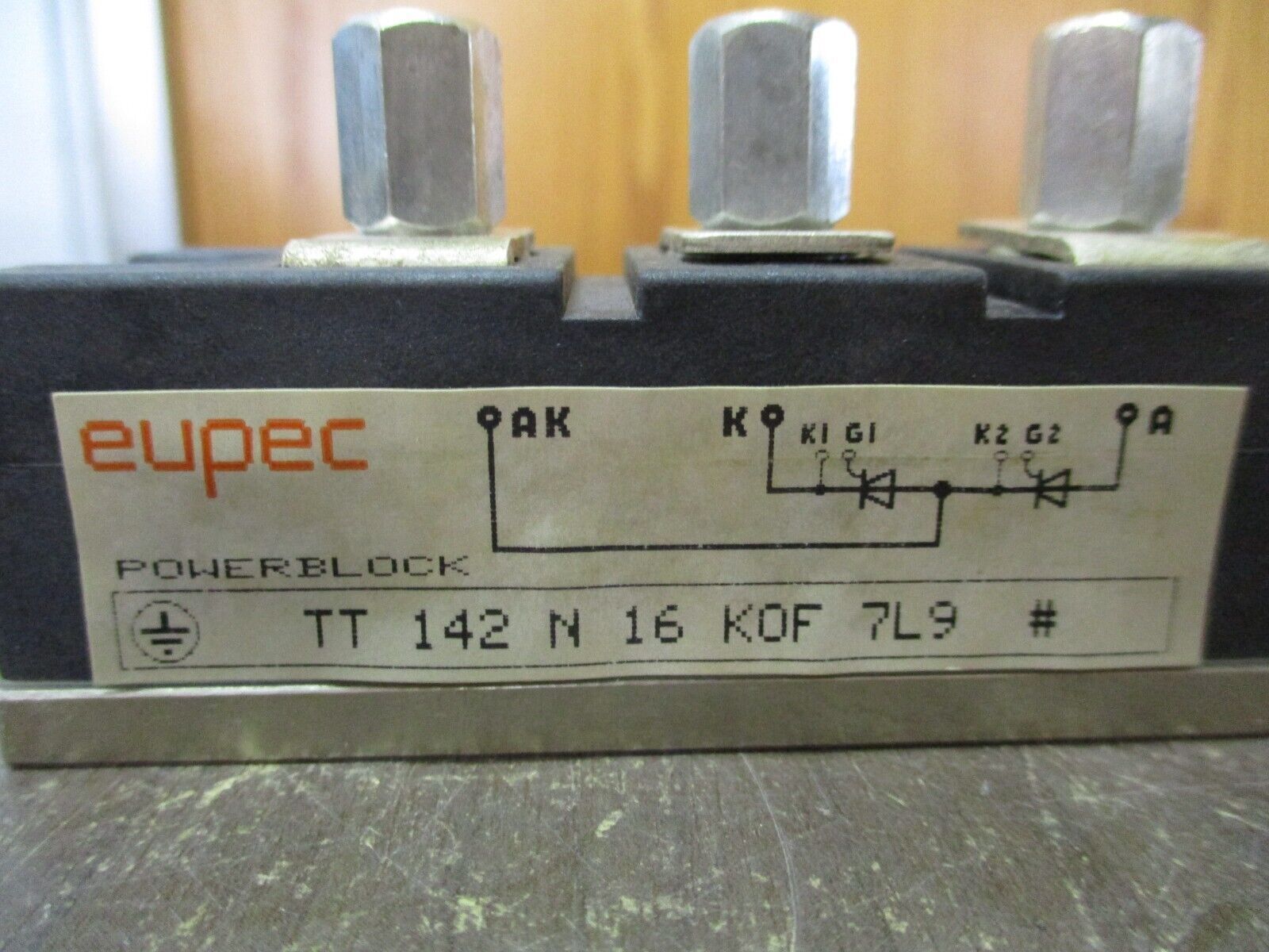 Eupec Power Block TT 142 N 16 KOF 7L9 Used