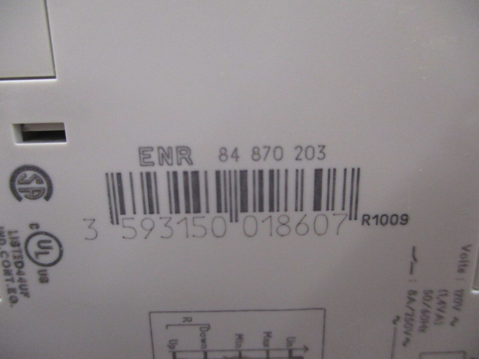 Crouzet Liquid Level Relay 84 870 203 Sensitivity: 5-100k Ohms Used