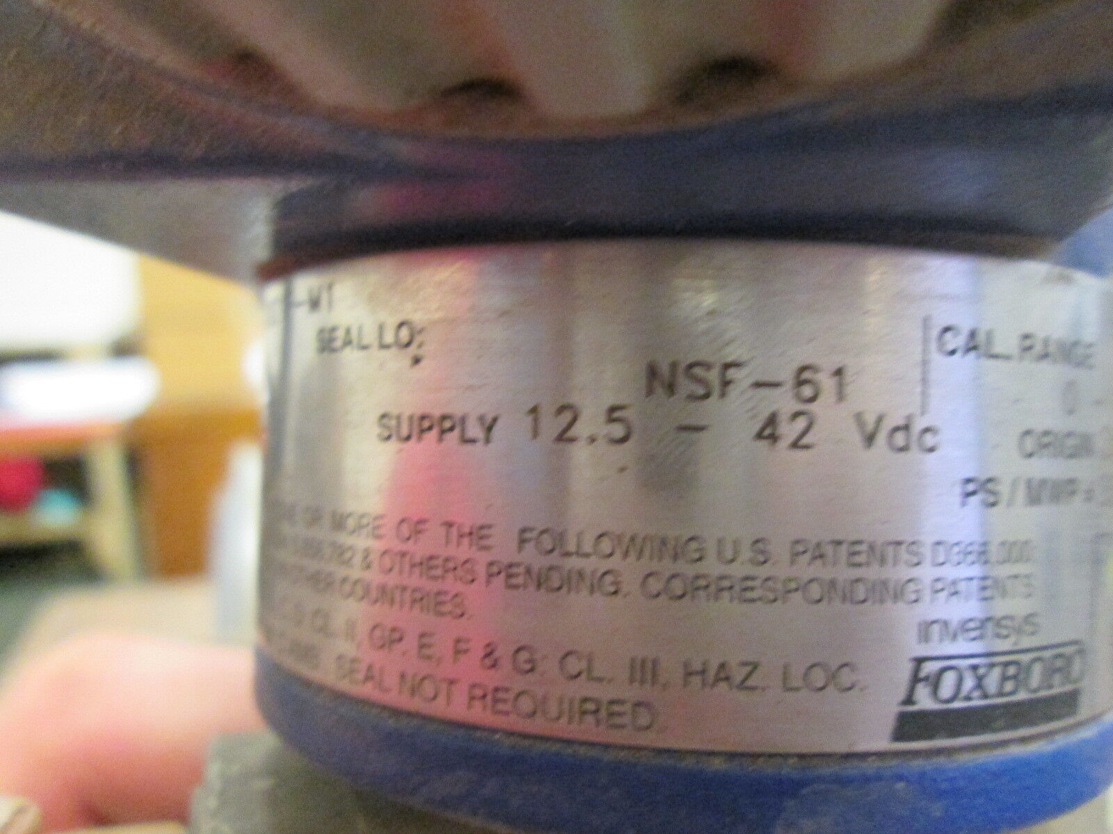 Foxboro Differential Pressure Transmitter IDP25-D22B21F-M1 12.5-42VDC 3626PSI