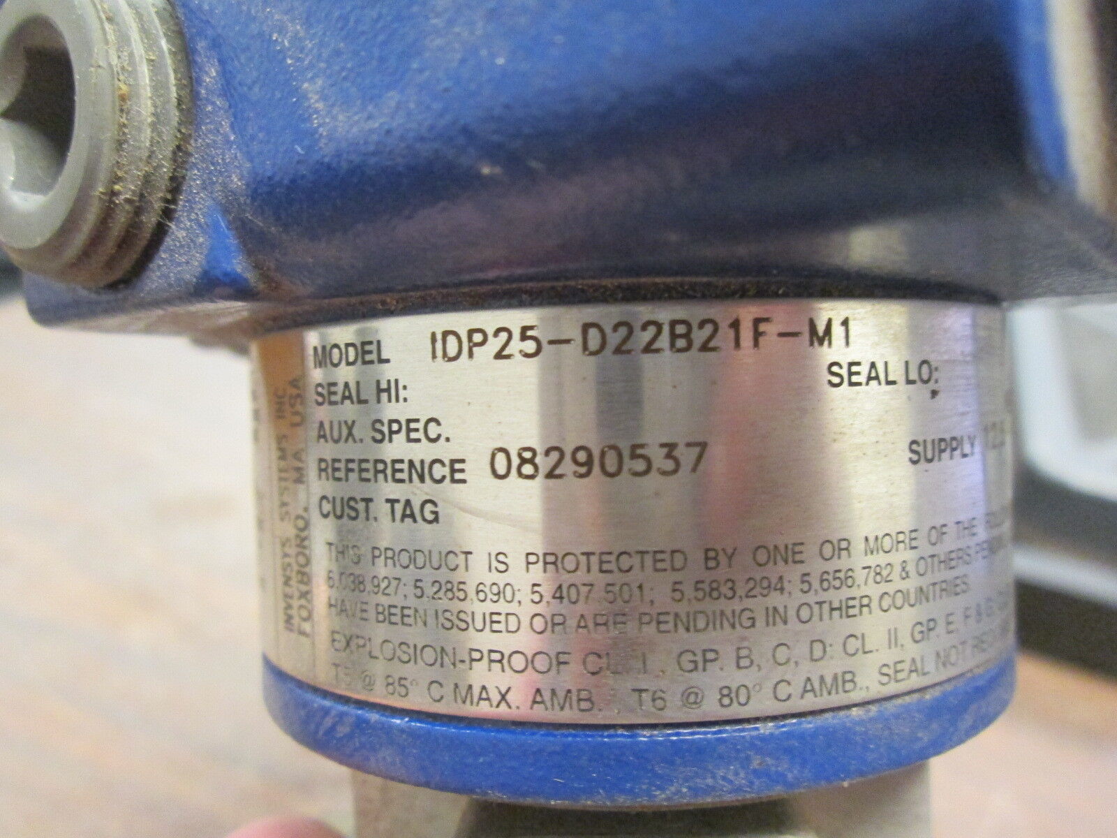 Foxboro Differential Pressure Transmitter IDP25-D22B21F-M1 12.5-42VDC 3626PSI