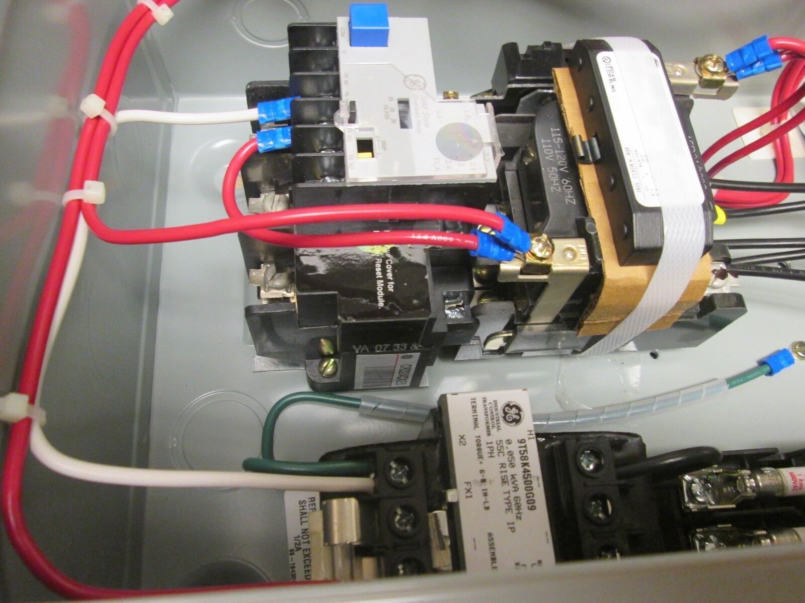 GE Non-Fusible Combination CR308CT981AEDALJA Size 1 3P Type 1 Encl. New Surplus