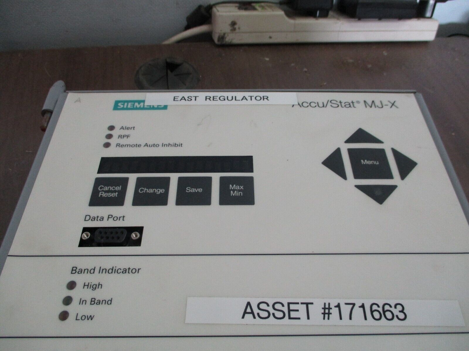 Siemens Accu/Stat MJ-X Voltage Regulator Control Panel S-61791 Used
