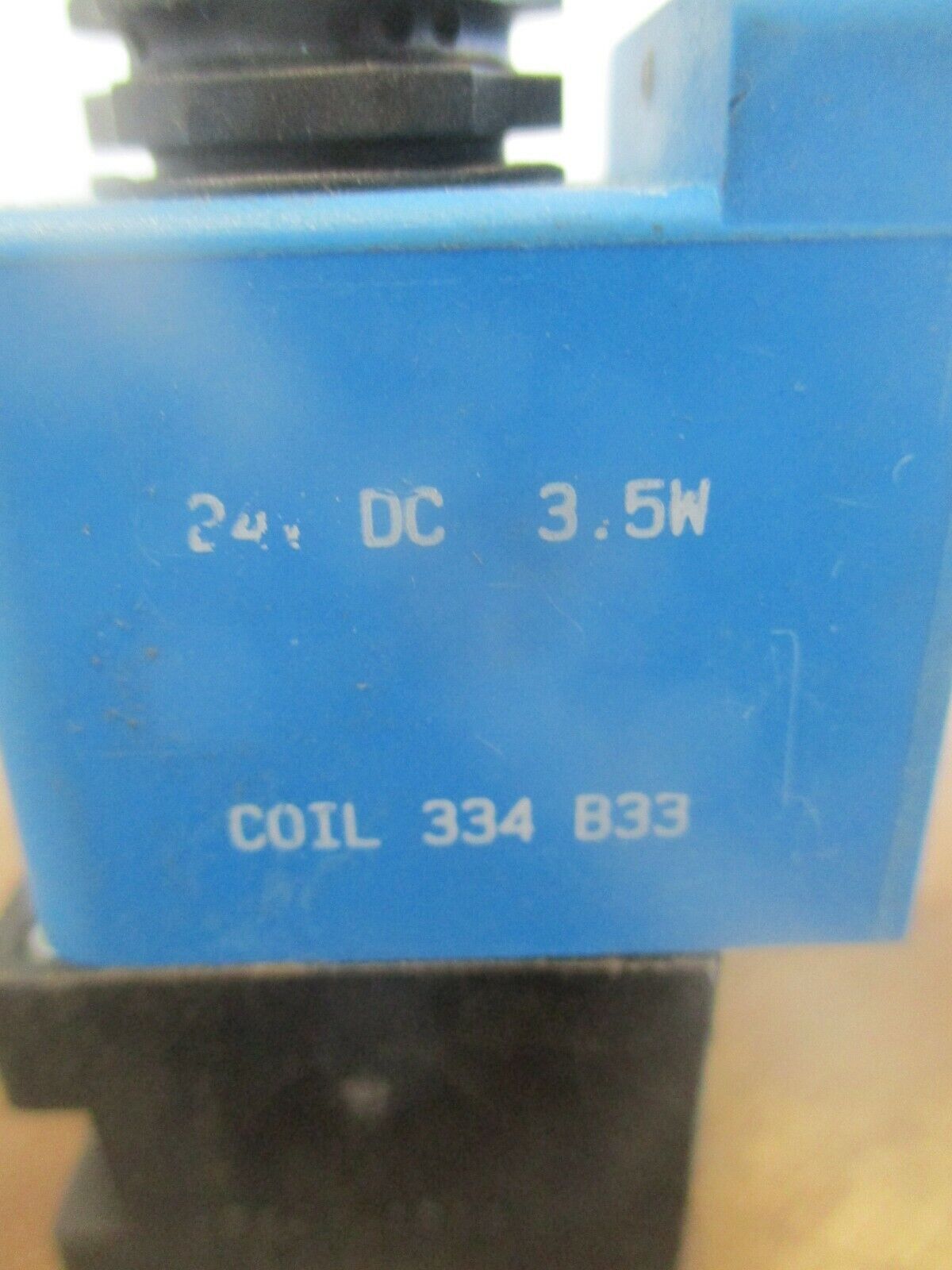 Ross Solenoid Valve Coil 334 B33 24VDC 3.5W Used