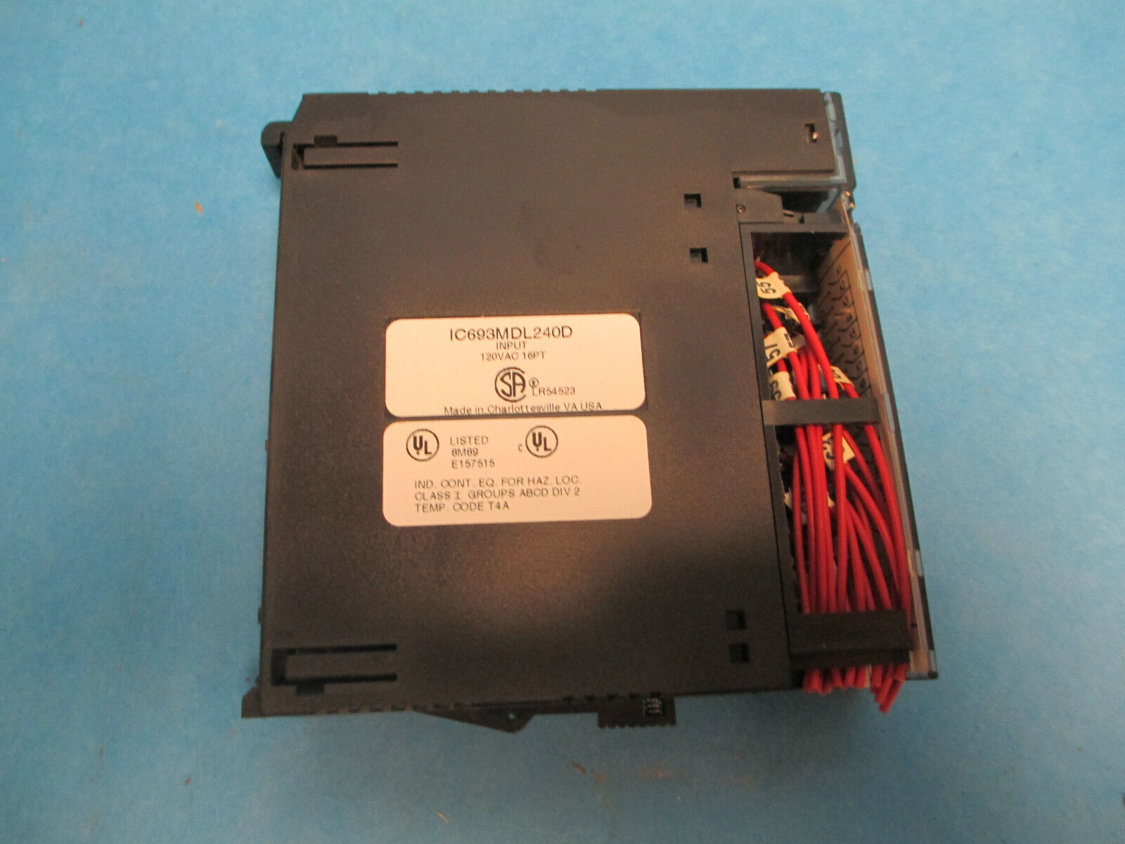 GE Fanuc Input IC693MDL240D, 120VAC 16PT