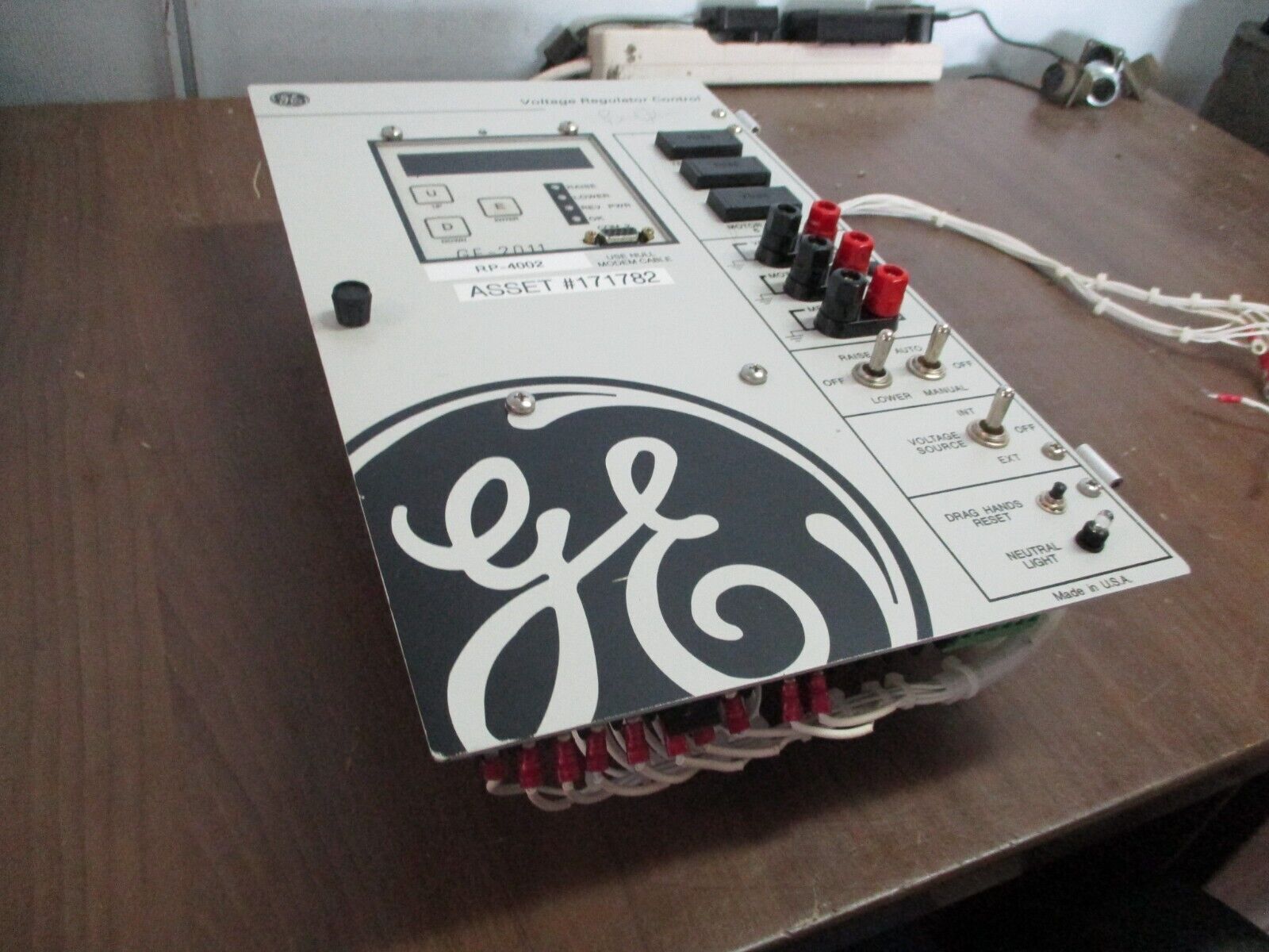 GE Ge-2011 Voltage Regulator Control B-0866 S/W: D-0067V07.09.23 60Hz Used