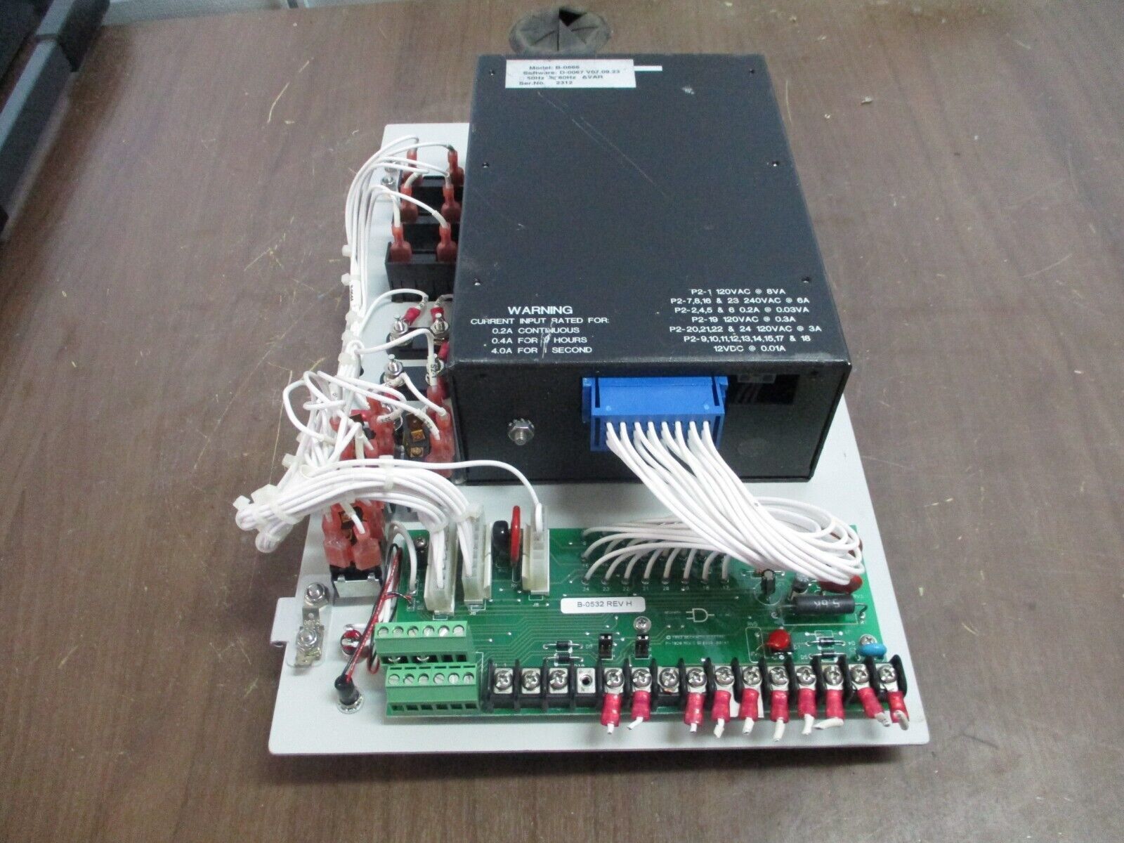 GE Ge-2011 Voltage Regulator Control B-0866 S/W: D-0067V07.09.23 60Hz Used