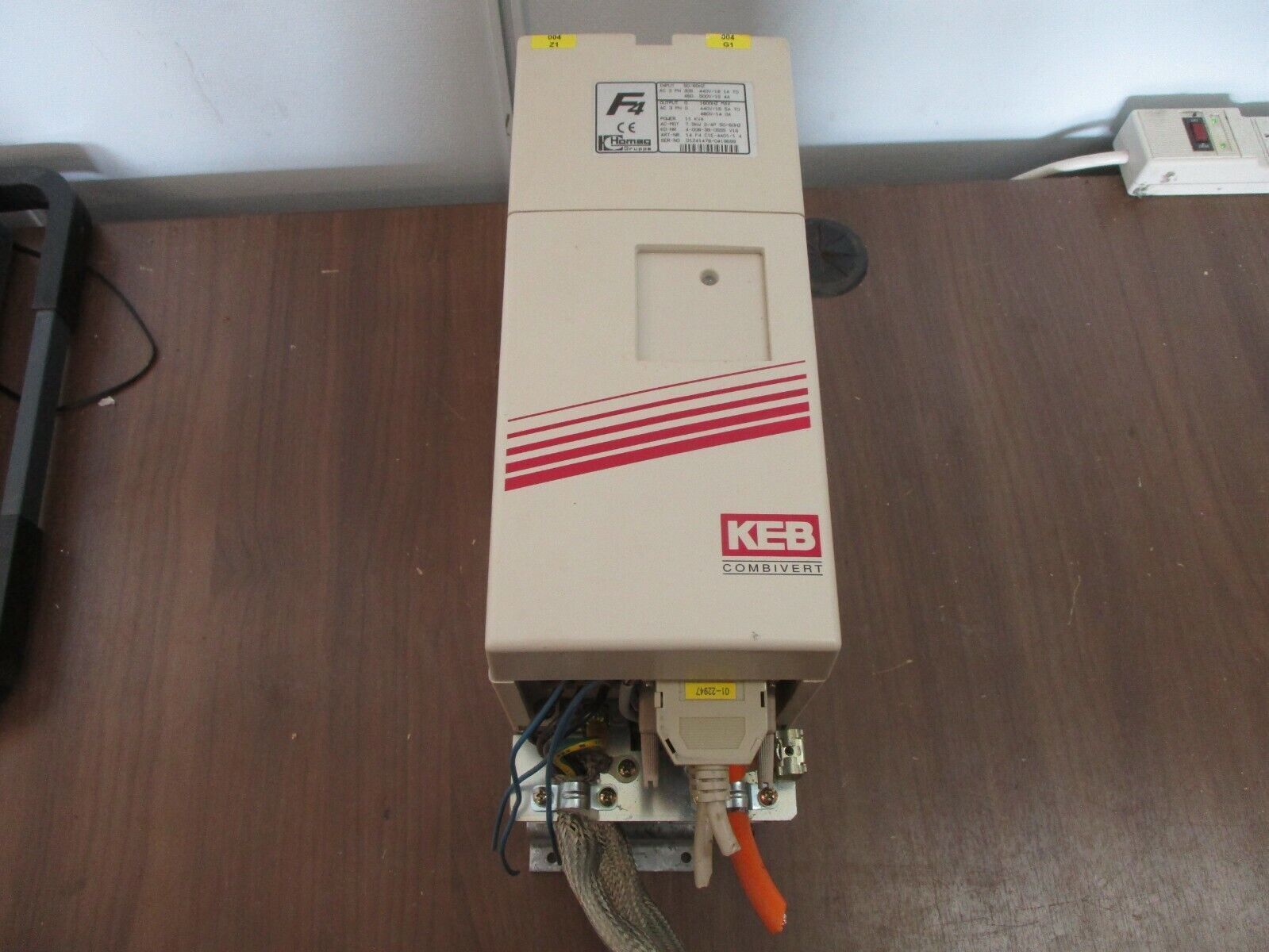 Homag KEB Combivert F4 AC Drive 14.F4.C1E-4A01/1.4 7.5kW/10HP 3Ph Used