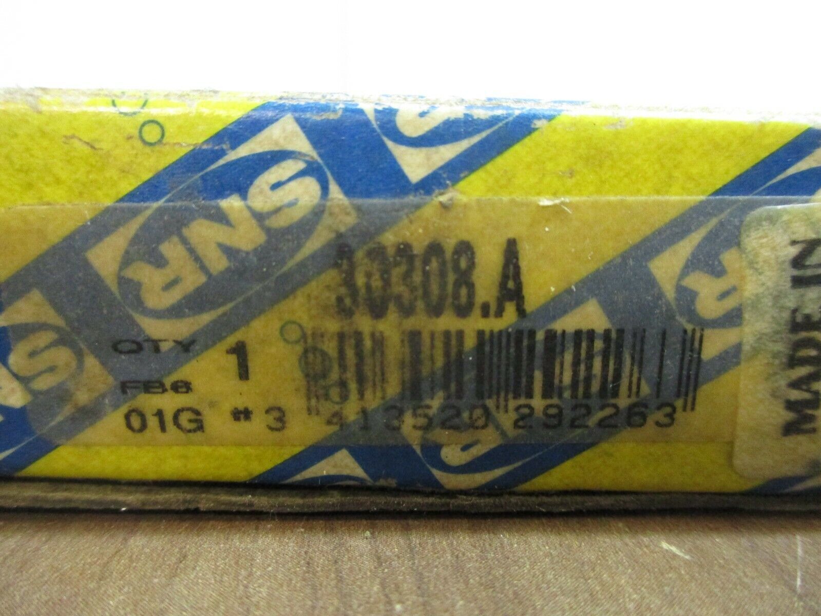SNR Tapered Roller Bearing 30308A New Surplus