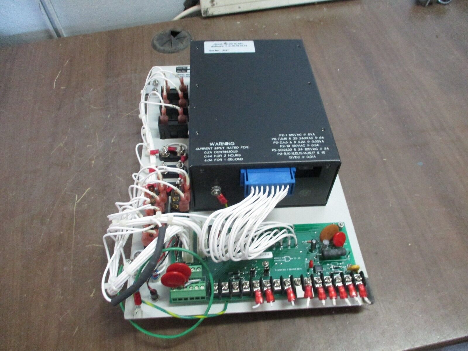 GE GE-2011 Voltage Regulator Control GE-2011C-6SL S/W: D-0146V08.02.03 Used