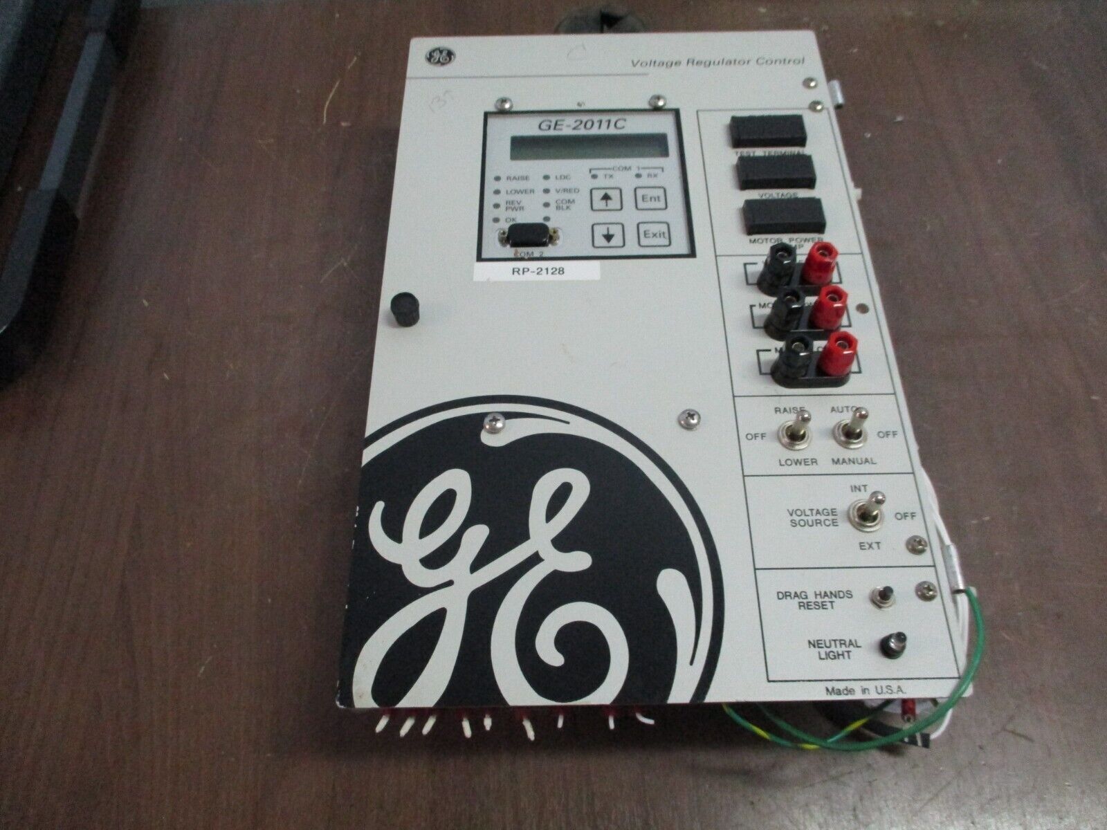 GE GE-2011 Voltage Regulator Control GE-2011C-6SL S/W: D-0146V08.02.03 Used