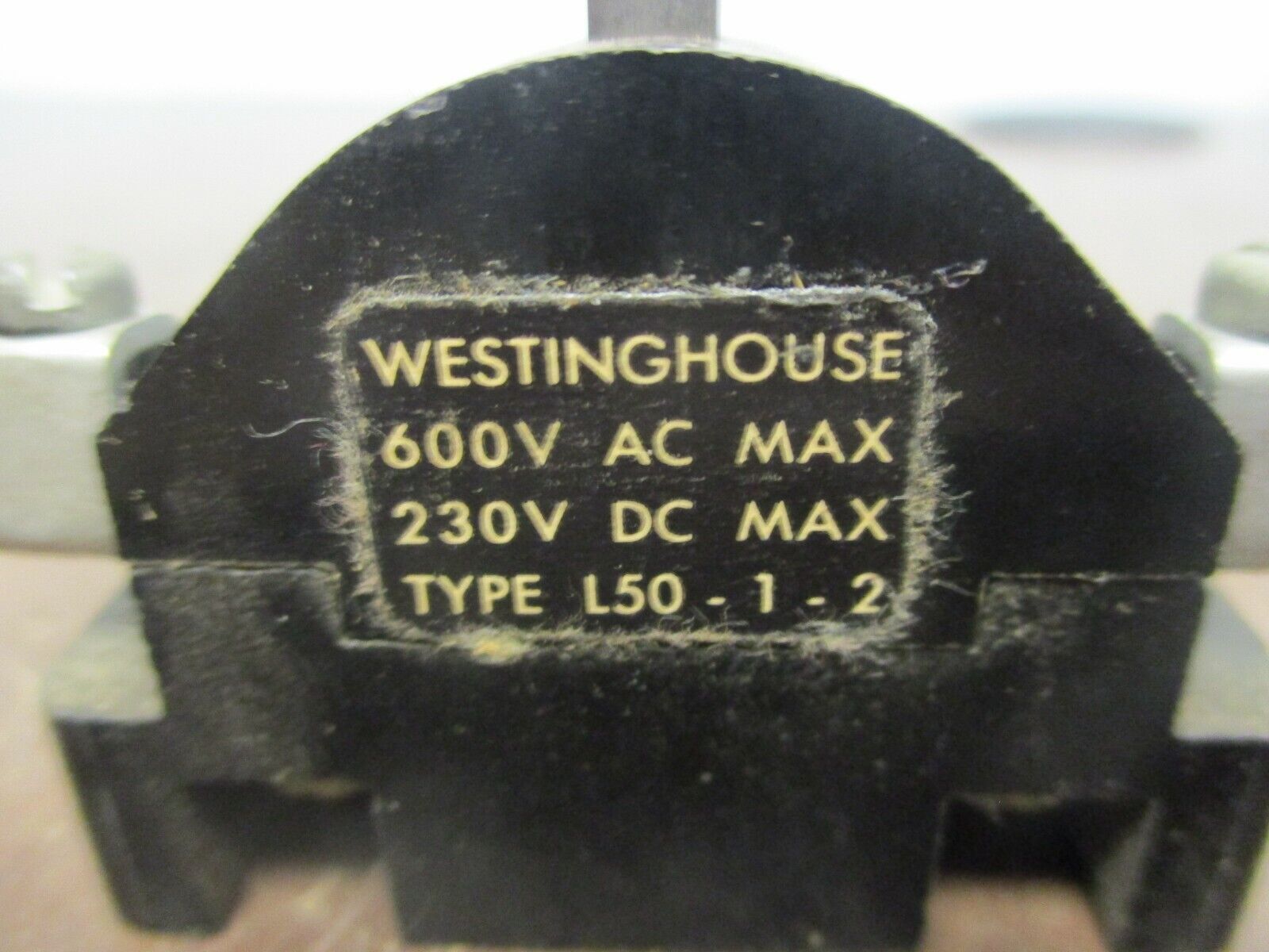 Westinghouse Auxiliary Interlock L50-1-2 600VAC 230VDC New Surplus