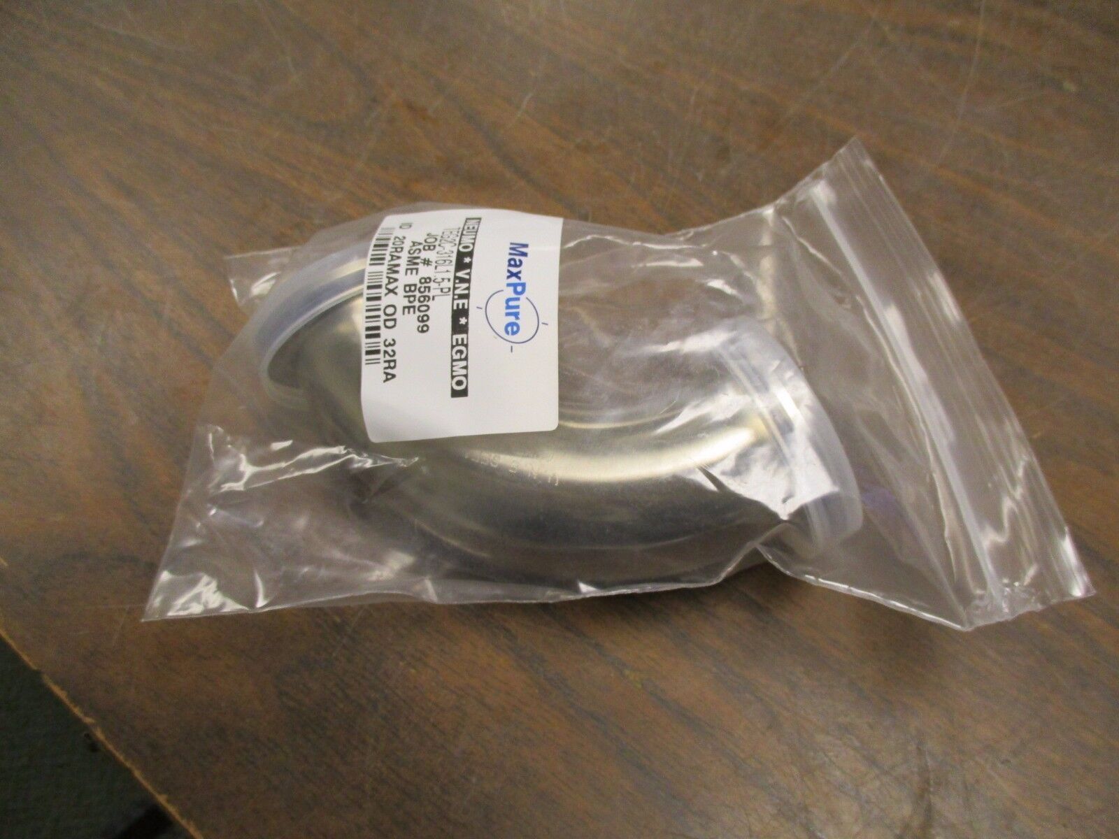 MaxPure Stainless Steel Elbow TEG2C-316L1.5-PL Size: 1.5" New Surplus