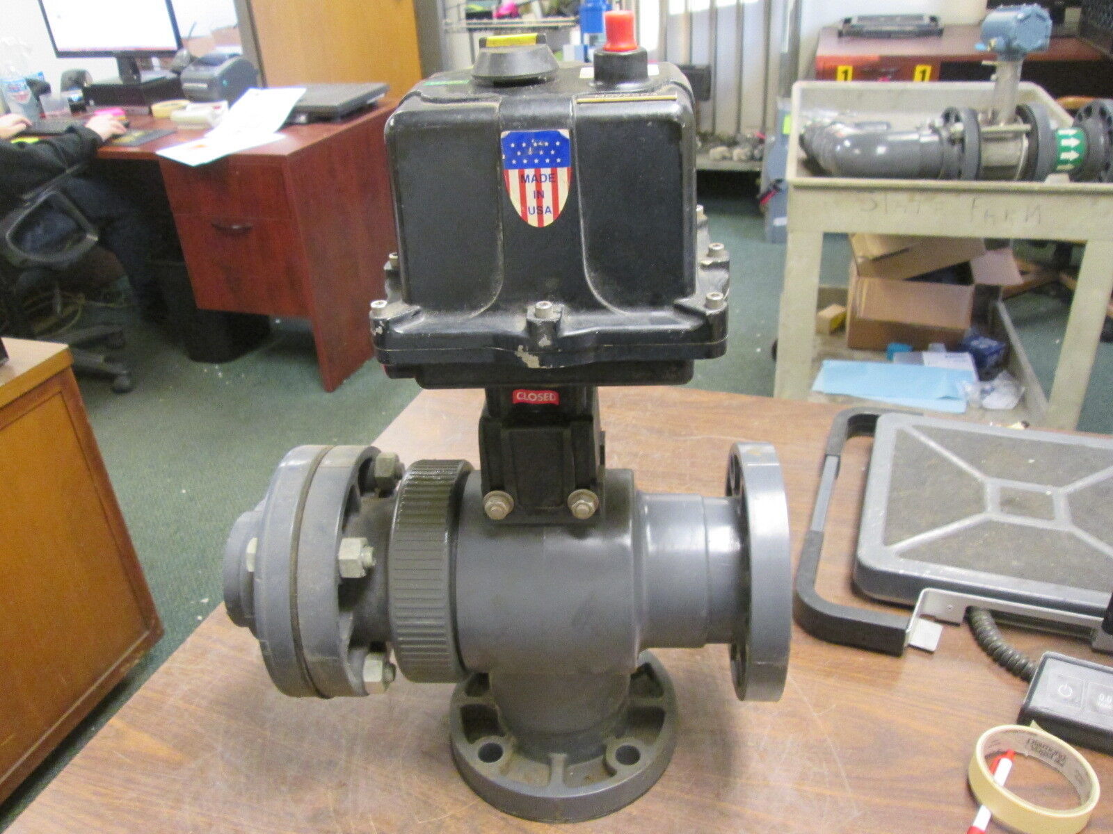 Hayward Actuating Ball Valve EVS3 X2 PVC Body Cycle Time: 10sec/90° 115V 0.6A