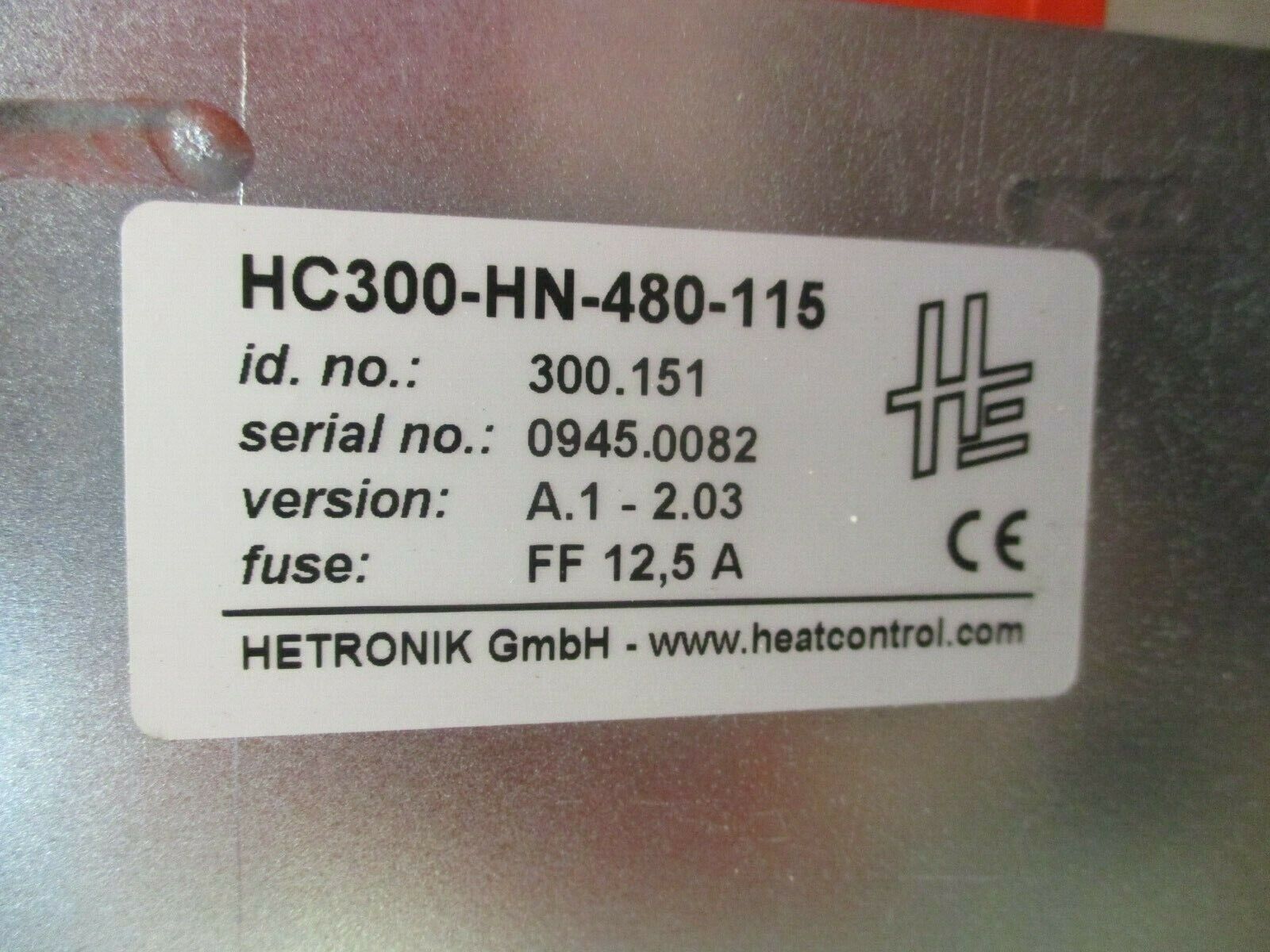 Hetronik PLC Rack w/ Power Supply & (3) Output Cards HC300-HN-480-115 Used