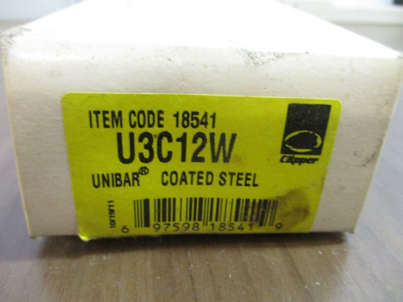 Flexco Clipper Unibar Coated Steel Belt Fastener U3C12W 12" *Box of 5*