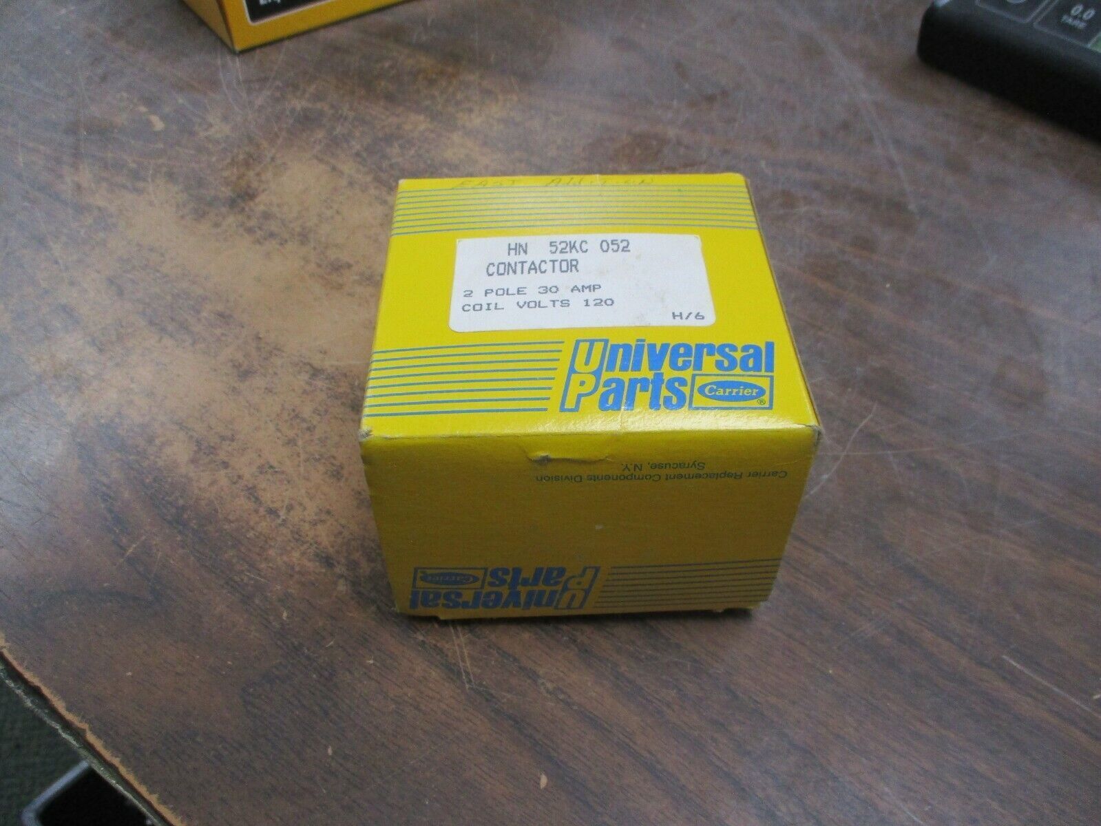 Carrier Contactor HN 52KC 052 120V Coil 30A 2P New Surplus
