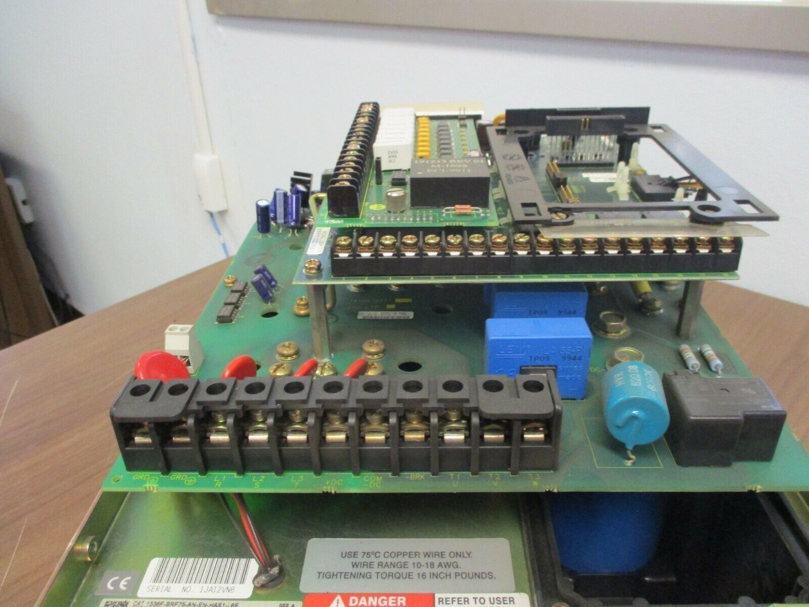 Allen-Bradley 1336 Plus II AC Drive 1336F-BRF75-AN-EN-HAS1-L6E 7.5HP *No Keypad*