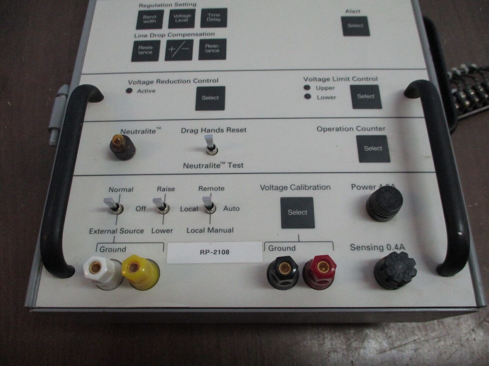 Siemens Accu/Stat MJ-X Voltage Regulator Control Panel S-64138 Used