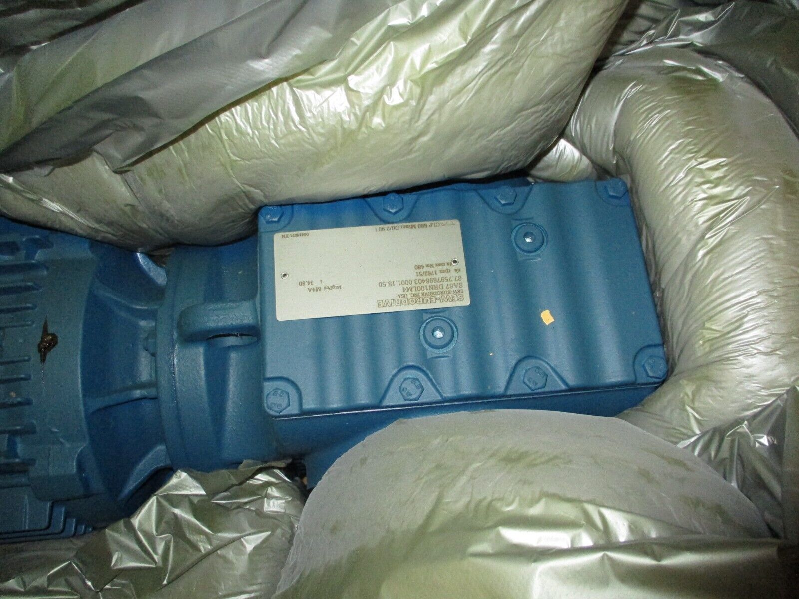 SEW-EURODRIVE Gearmotor SA67 DRN100LM4 1762/51 RPM New Surplus