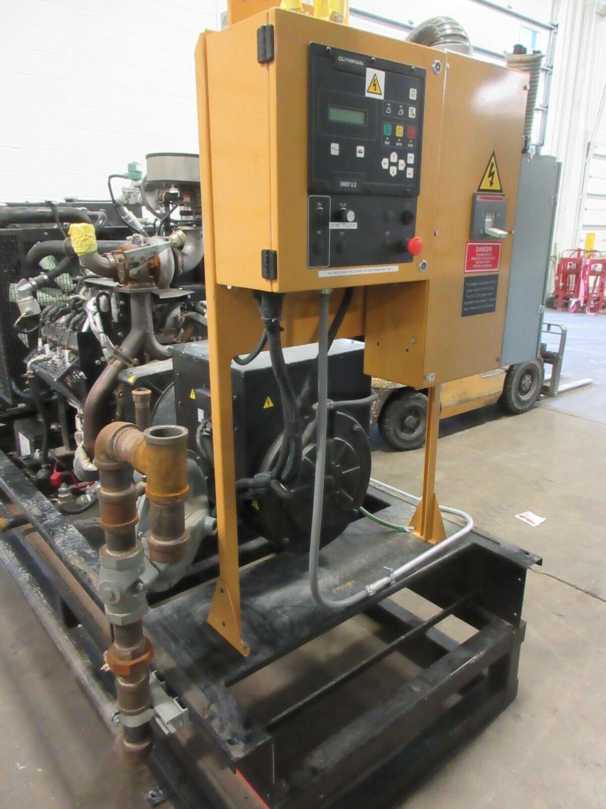 CAT Olympian Natural Gas Generator G150G1 150kW LL 3014H Frame Used