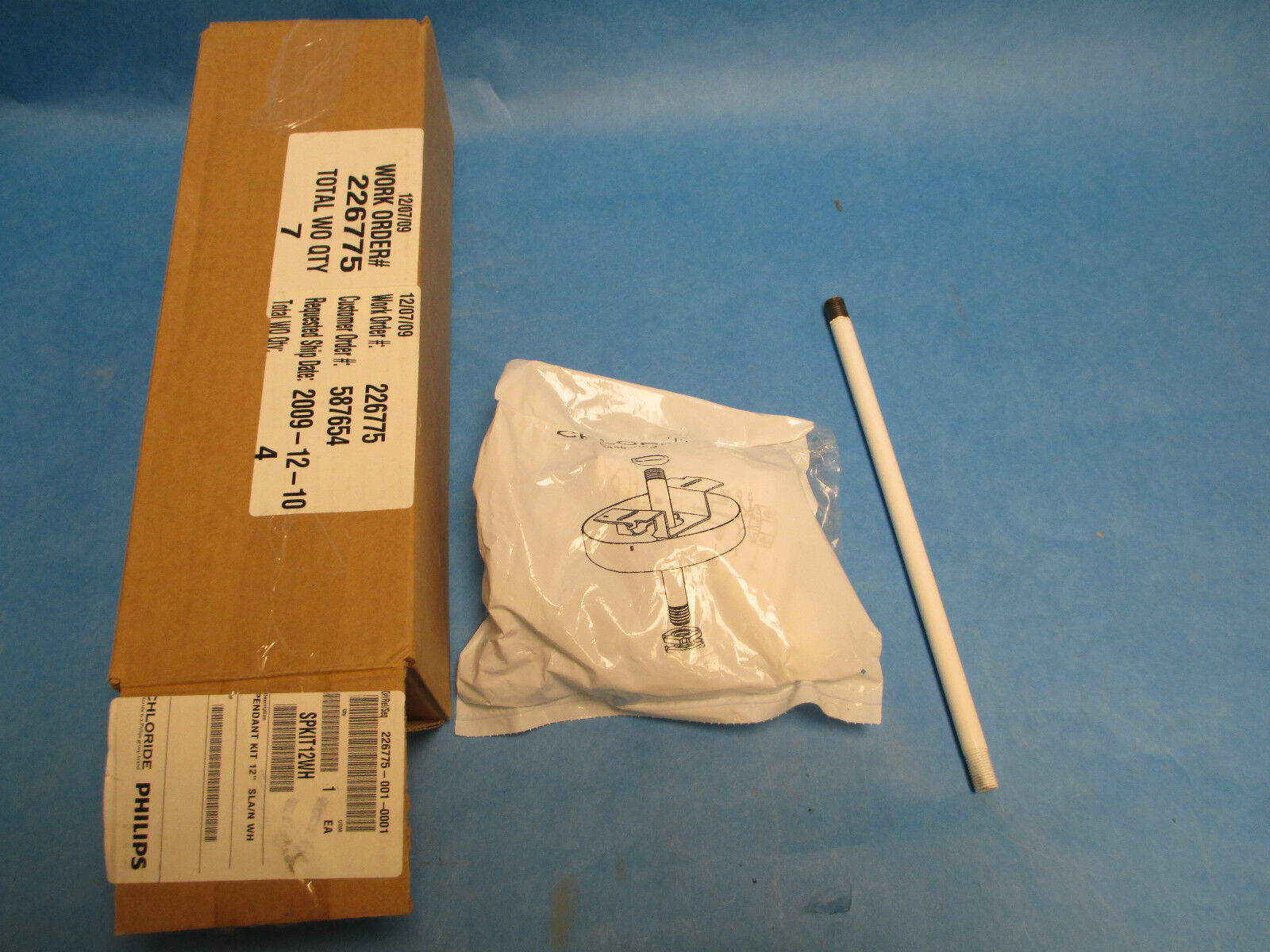 Chloride Systems Pendant Kit C445 WPB LN 12" New Surplus