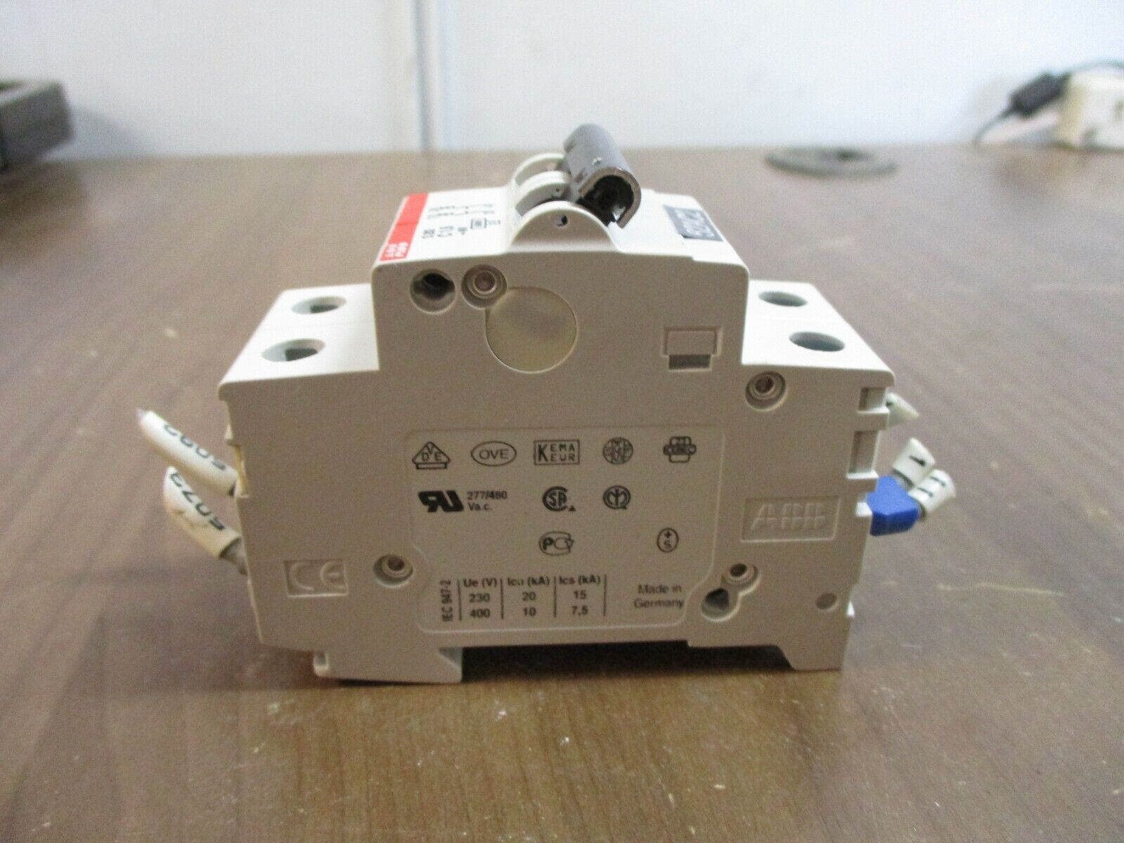 ABB Circuit Breaker S 202 C1,6 1.6A 400V 2P Used