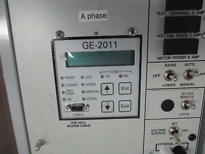 GE GE-2011 Voltage Regulator Control GE-2011C-6SL S/W: D-0146V08.12.01 Used