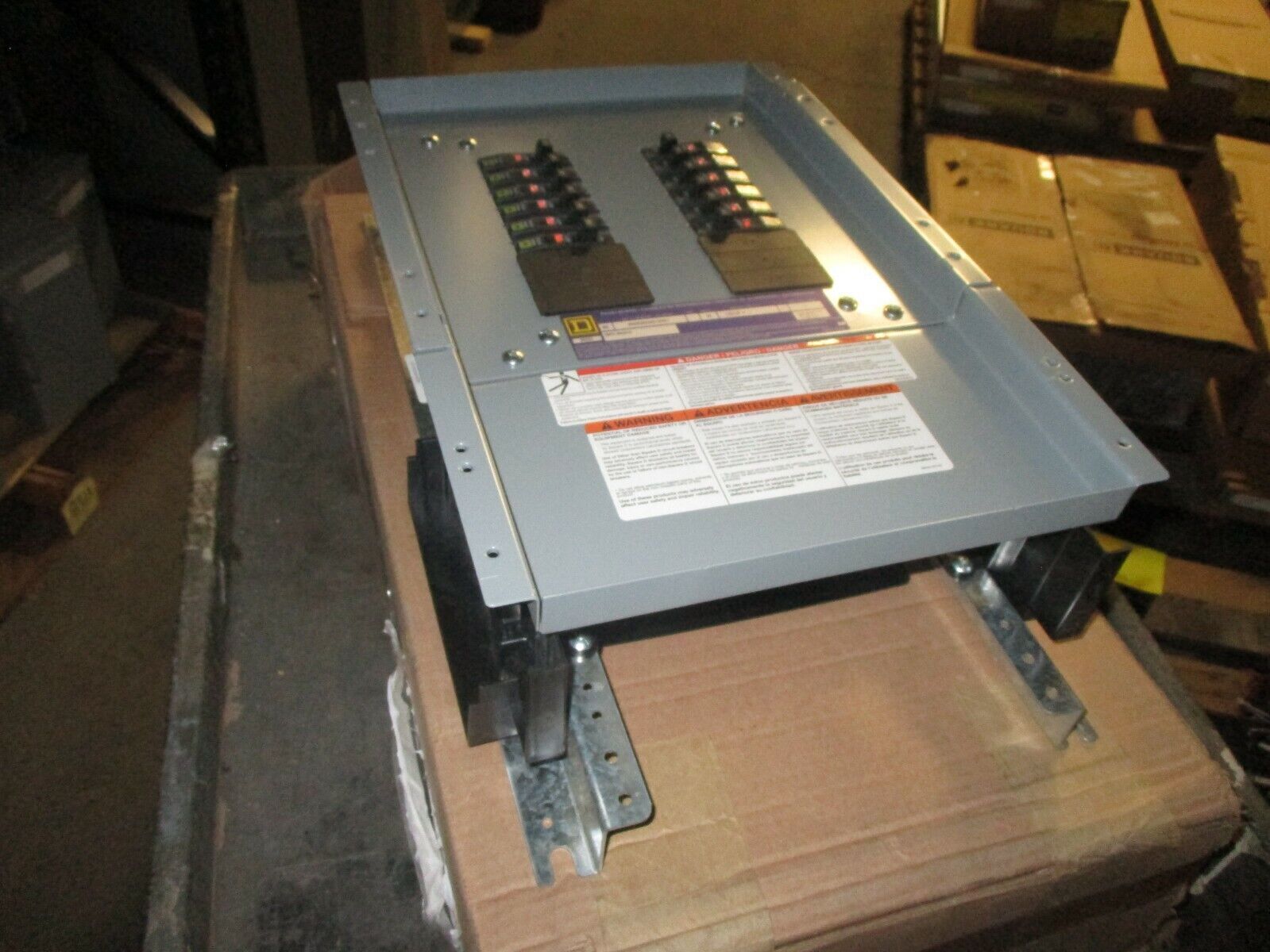 Square D Breaker Panel Interior w/Cover & Box NQ29429265250120001/NC26SHR/MH26BE