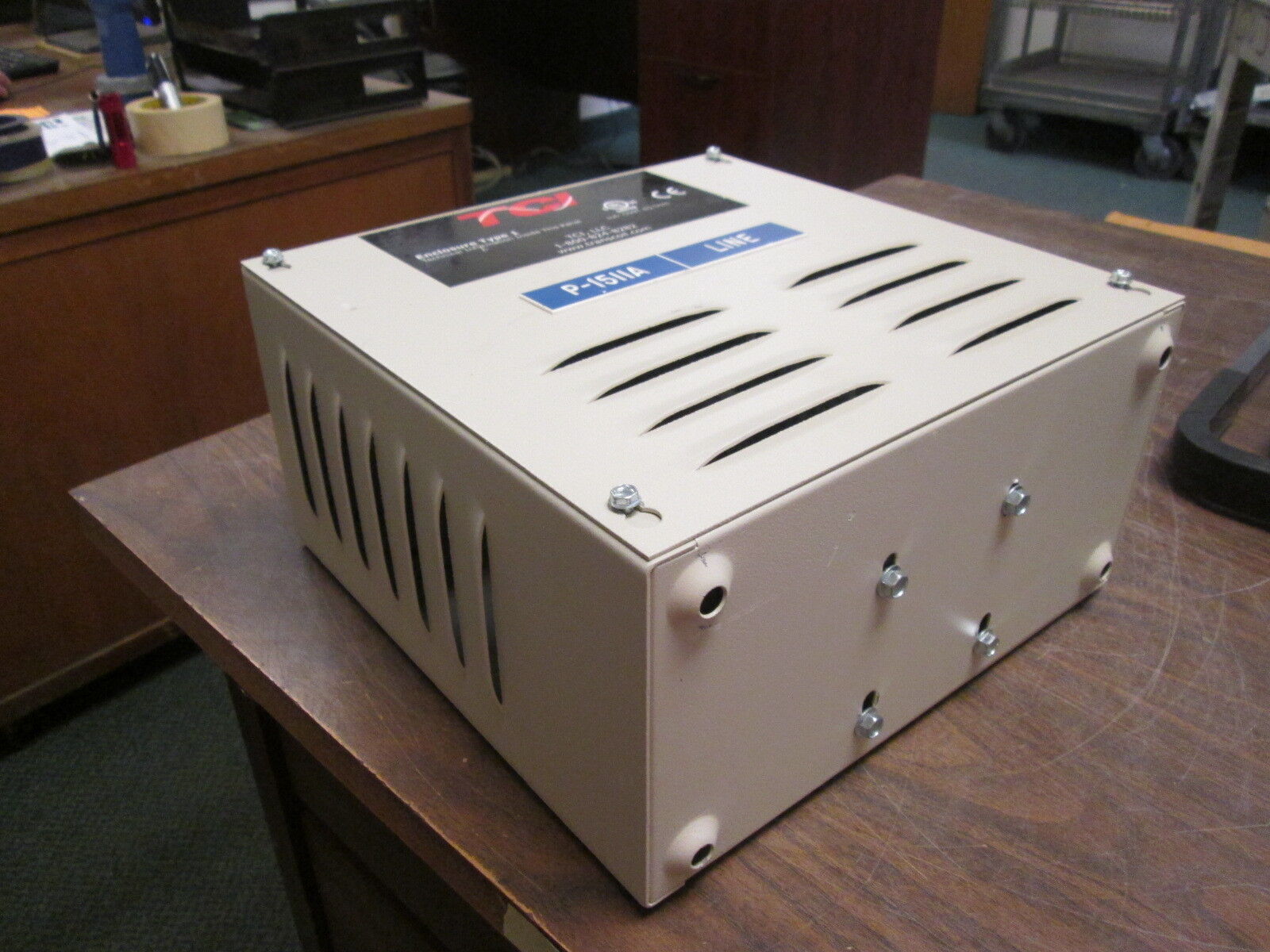 TCI KDRUL Drive Reactor KDRULA4HE01 Motor Amps: 11 3Ph 50/60Hz 600V 12A Used
