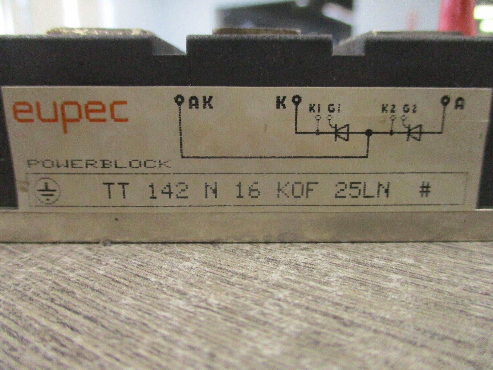 Eupec Powerblock TT142 N 16 K0F 25LN Used