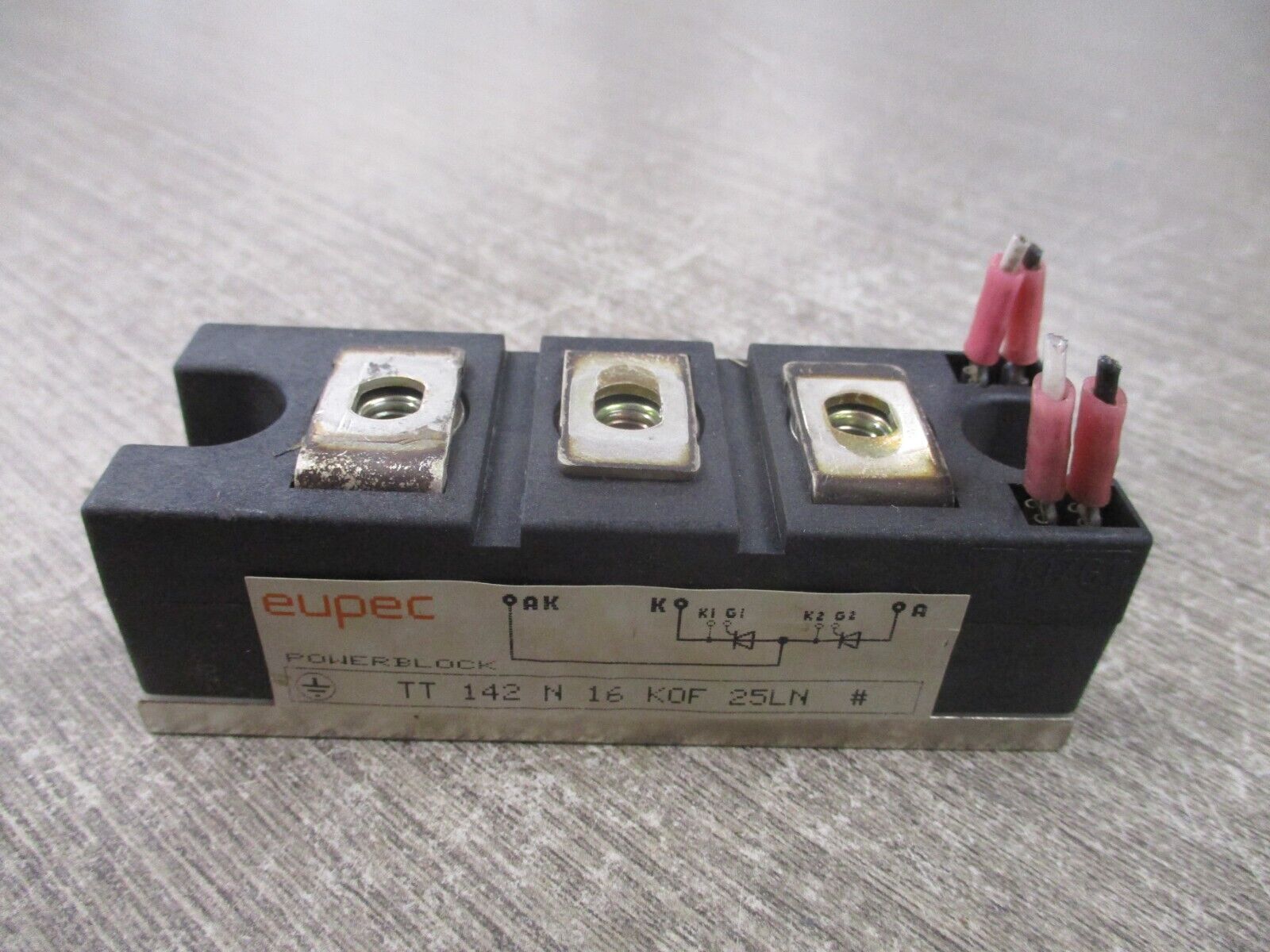 Eupec Powerblock TT142 N 16 K0F 25LN Used