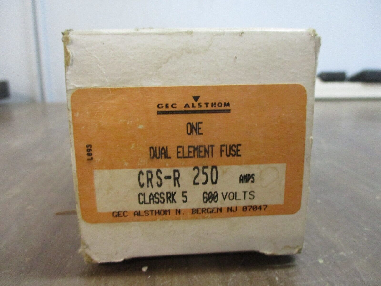 GEC Alsthom Fuse CRS-R 250 250A 600V New Surplus