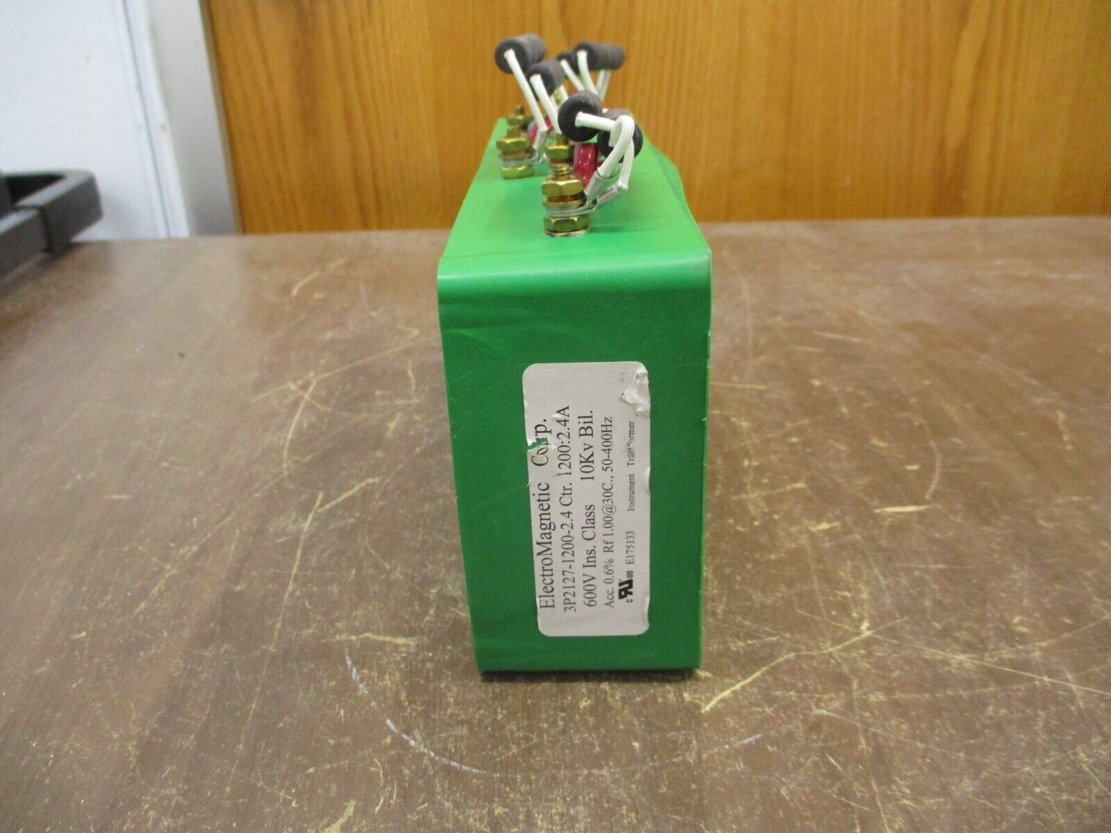 ElectroMagnetic Corp. Current Transformer 3P2127-1200-2.4 Ratio 1200:2.4A 600V