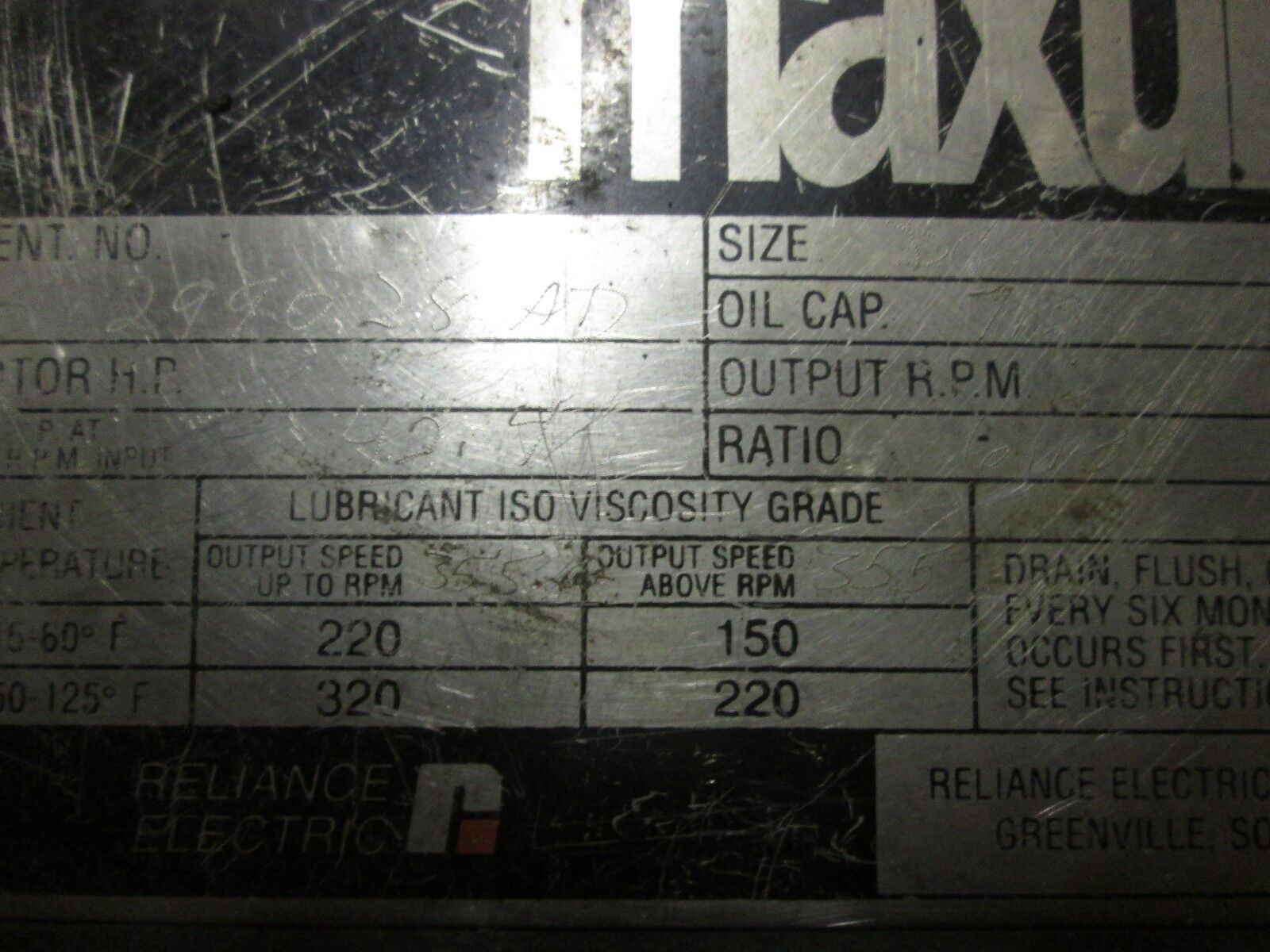 Dodge Maxum DCR 2 6.133 Ratio 42.4 HP 285 Output RPMs Used