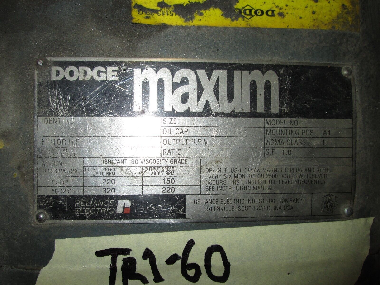 Dodge Maxum DCR 2 6.133 Ratio 42.4 HP 285 Output RPMs Used