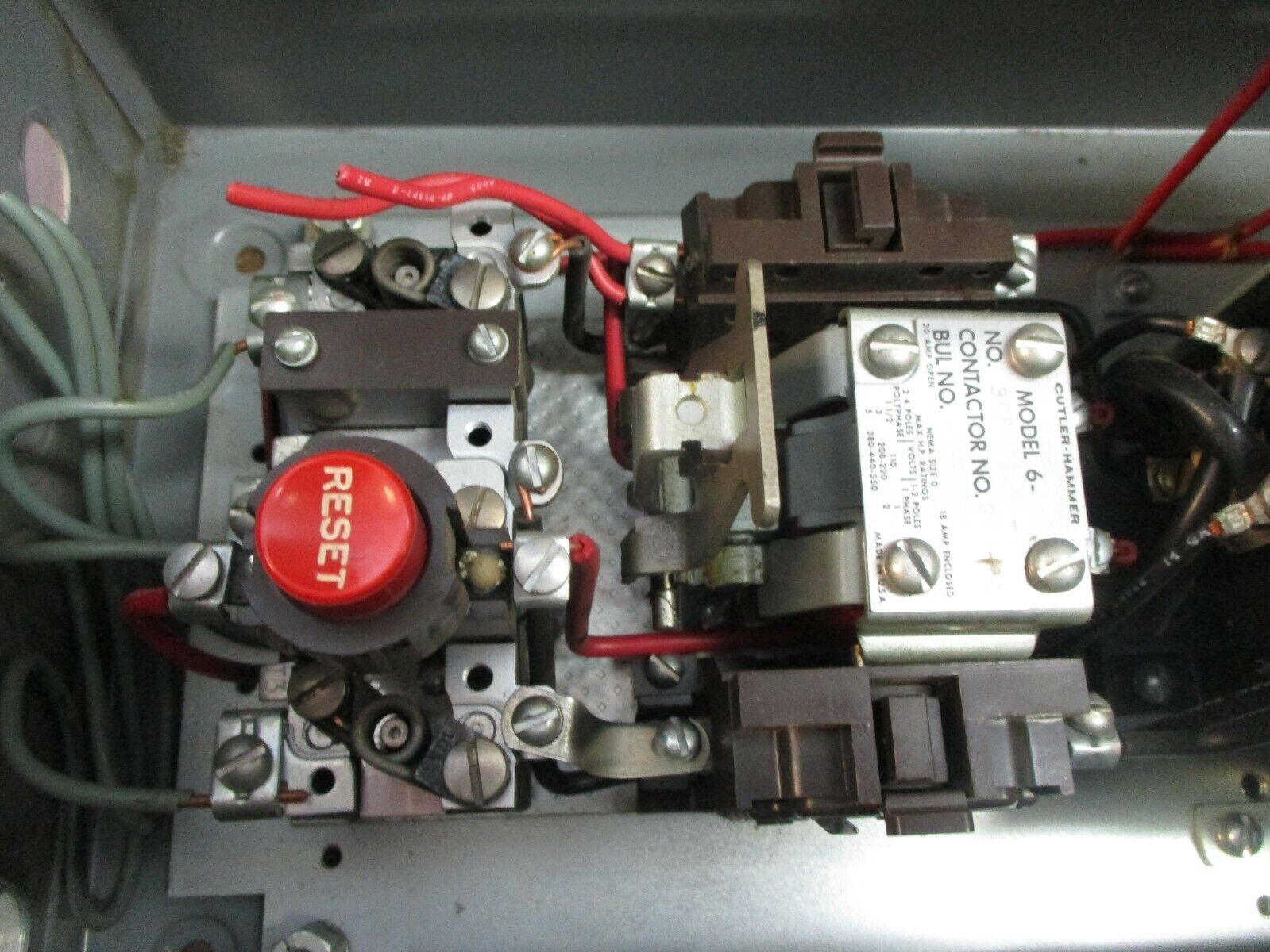 Cutler-Hammer Fusible Size 0 Combination 6-3CF553432-A 18A 110-550V Used