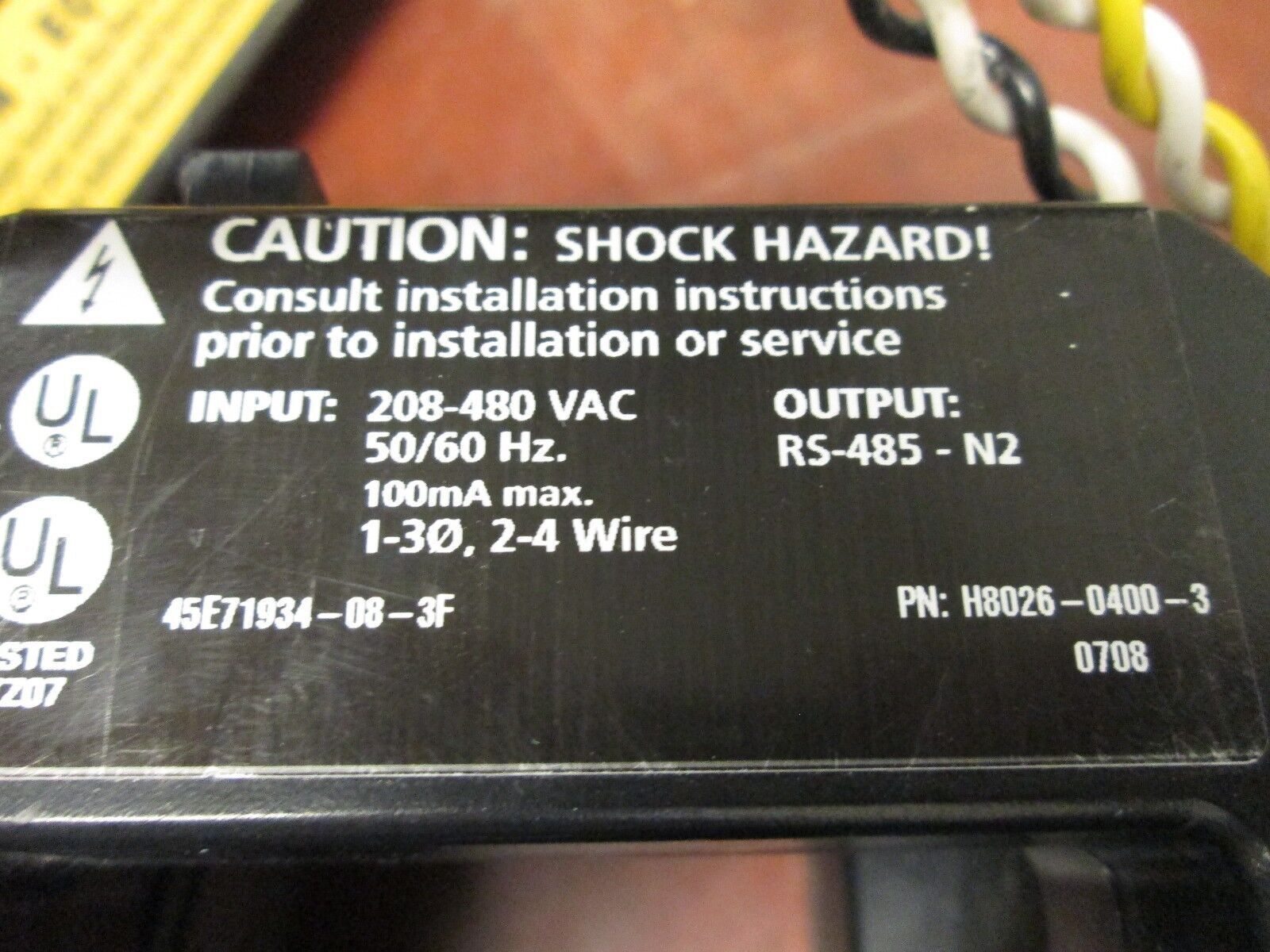 Hawkeye N2 Power Meter 8026 400A Used