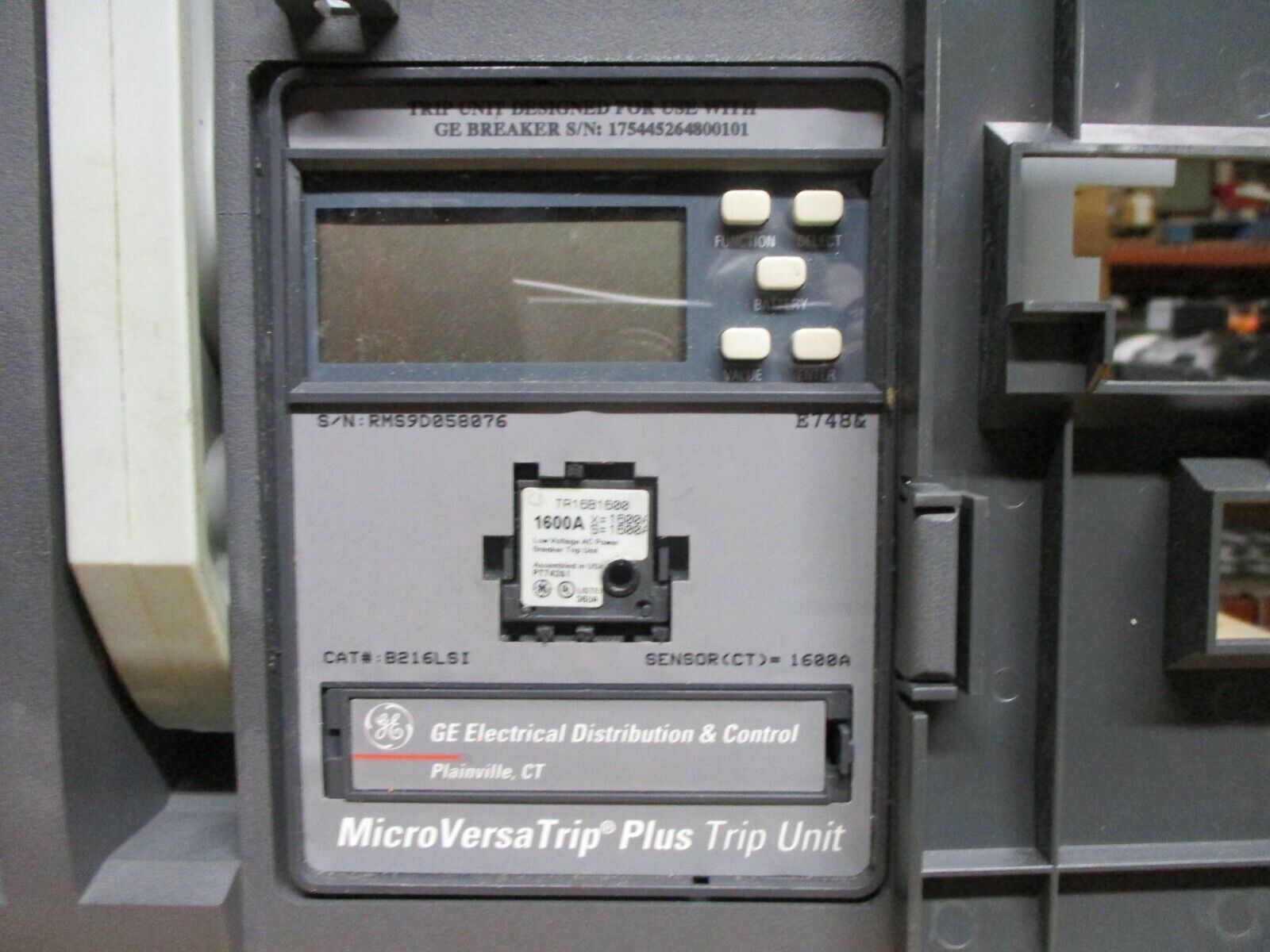 GE Hi-Break Circuit Breaker SHD16B216 1600A 240/480/600V 3P New Surplus