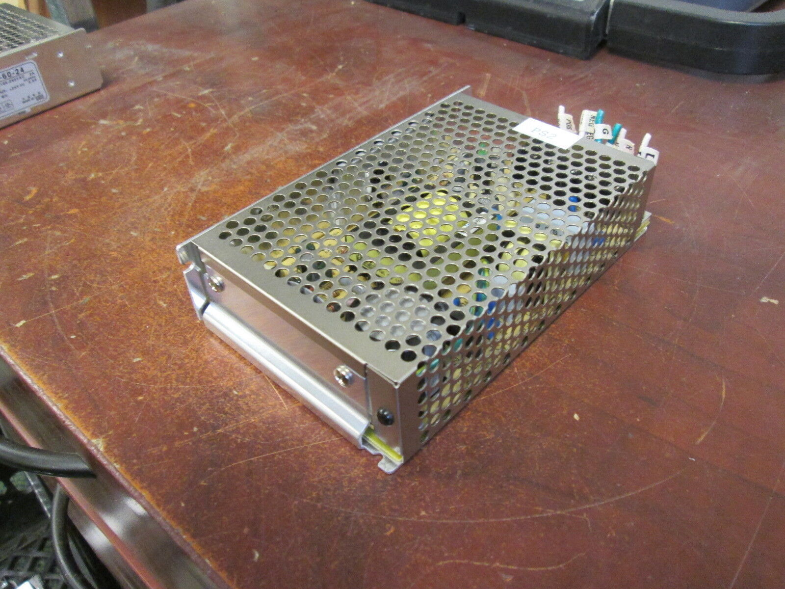 MEAN WELL Power Supply S-60-24 Input: 100-240VAC 2A 50/60Hz Output: 24VDC 2.5A