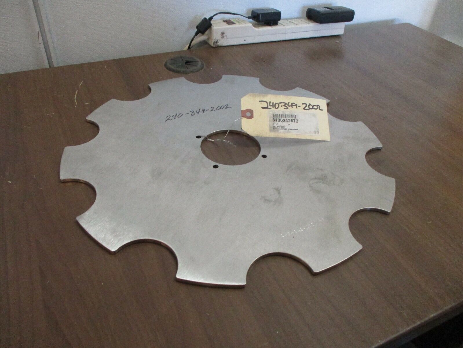 Misc. Brand Stainless Steel Infeed Starwheel 240-349-2002 *No Box* New Surplus