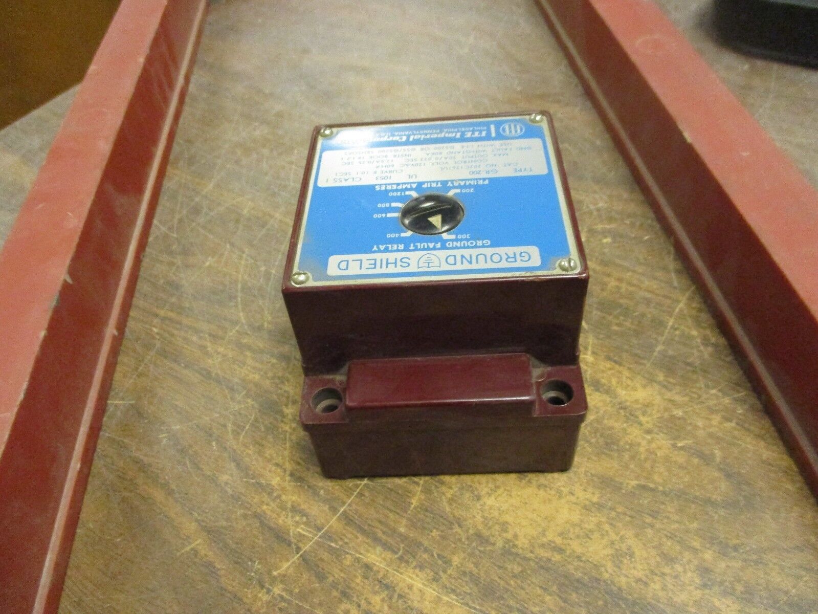 ITE/Gould Ground Fault Sensor & Relay 202C1261UL/302B1024UL Trip:200-1200A Used