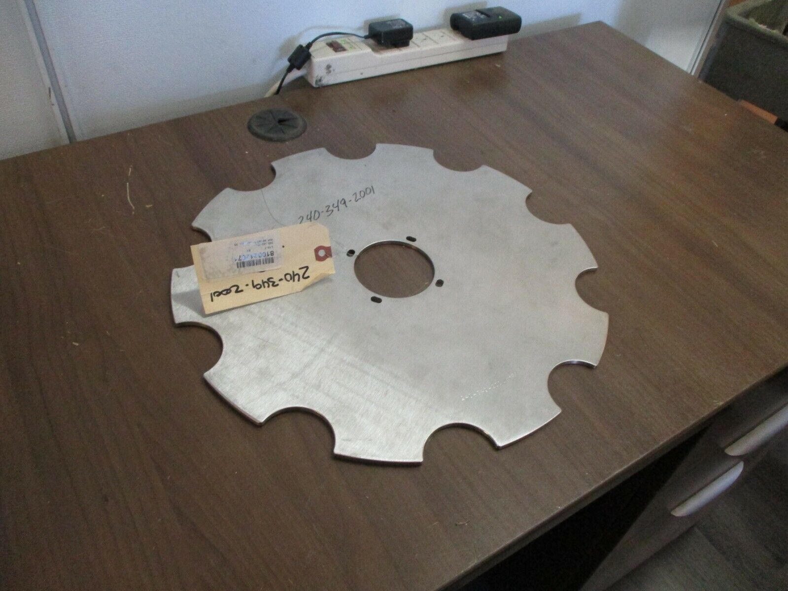 Misc. Brand Stainless Steel Infeed Starwheel 240-349-2001 *No Box* New Surplus