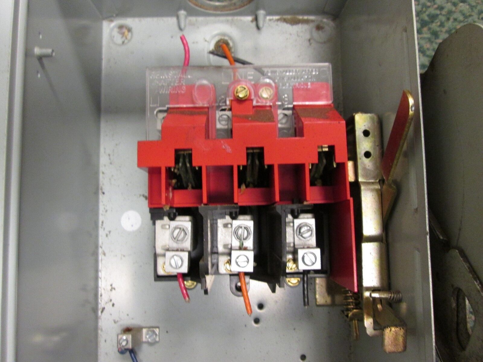 Cutler-Hammer Non-Fusible 3R Safety Switch DH361URK 30A 600V 3P Nema 3R Encl