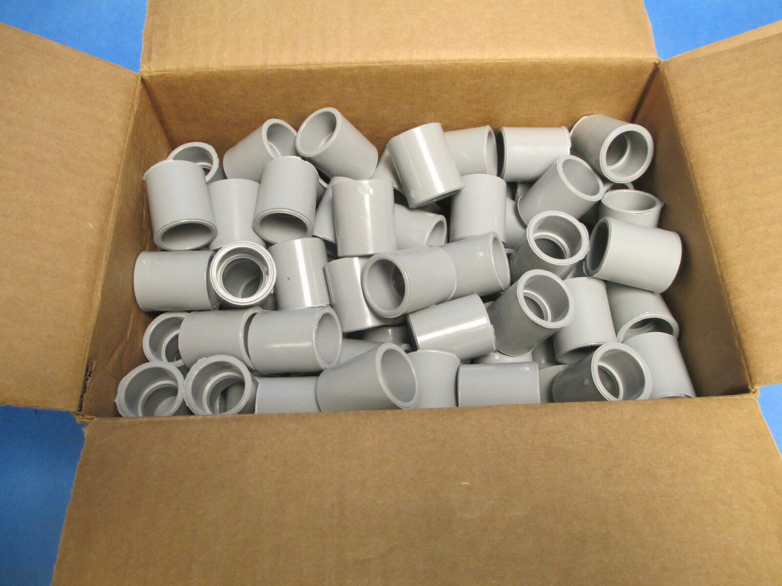 Cantex 3/4" PVC Pipe Couplinng, Aprox 100, New Surplus