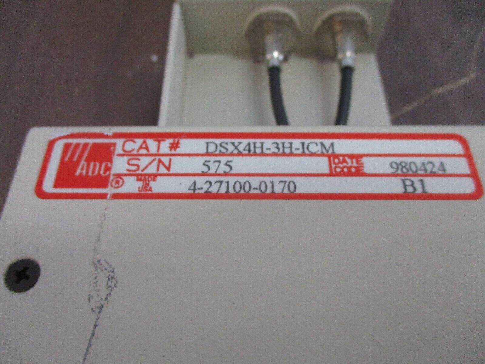 ADC Horizontal Chassis DSX4H-3H-ICM Used