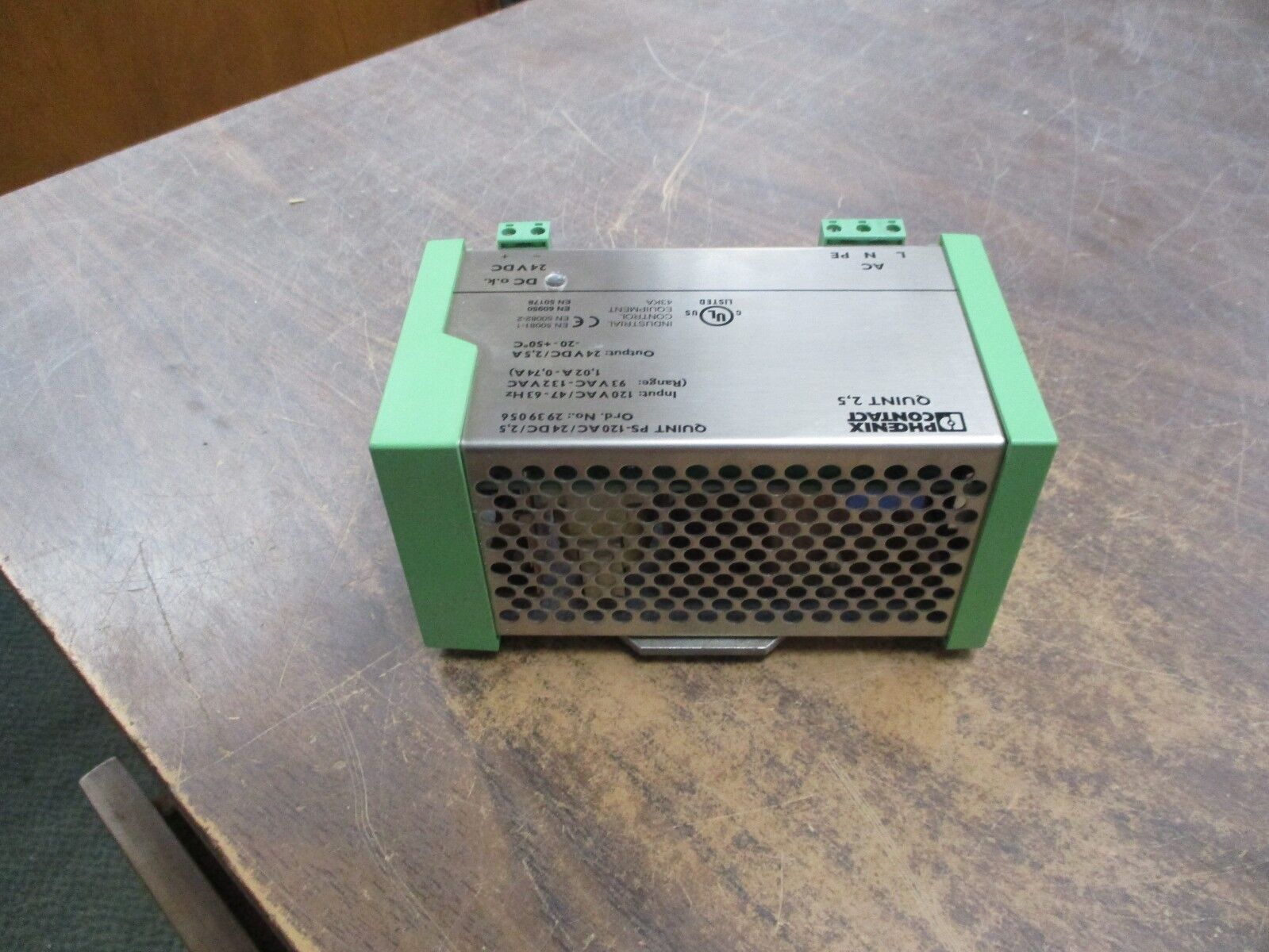 Phoenix Contact Quint 2,5 Power Supply QUINT PS-120AC/24DC/2,5 Used