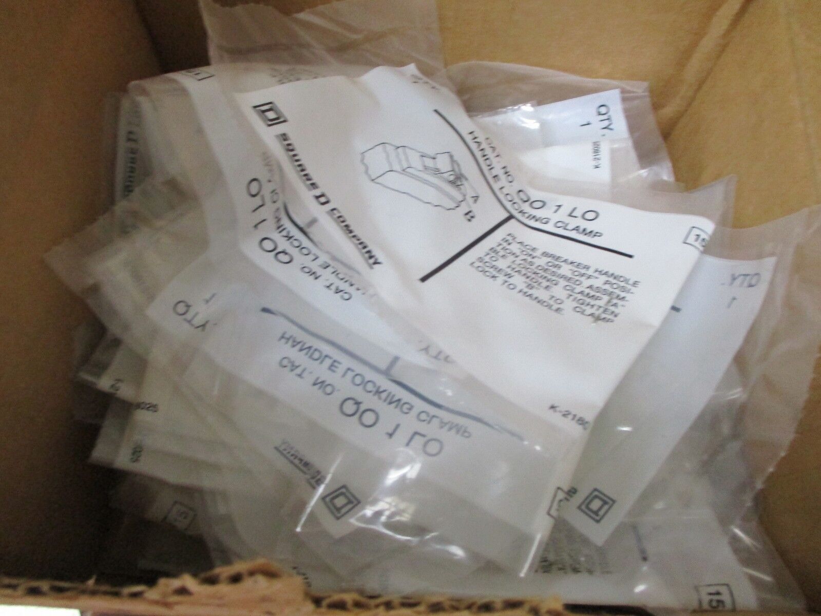 Square D Handle Lock Off QO 1 LO "Box of 32" New Surplus
