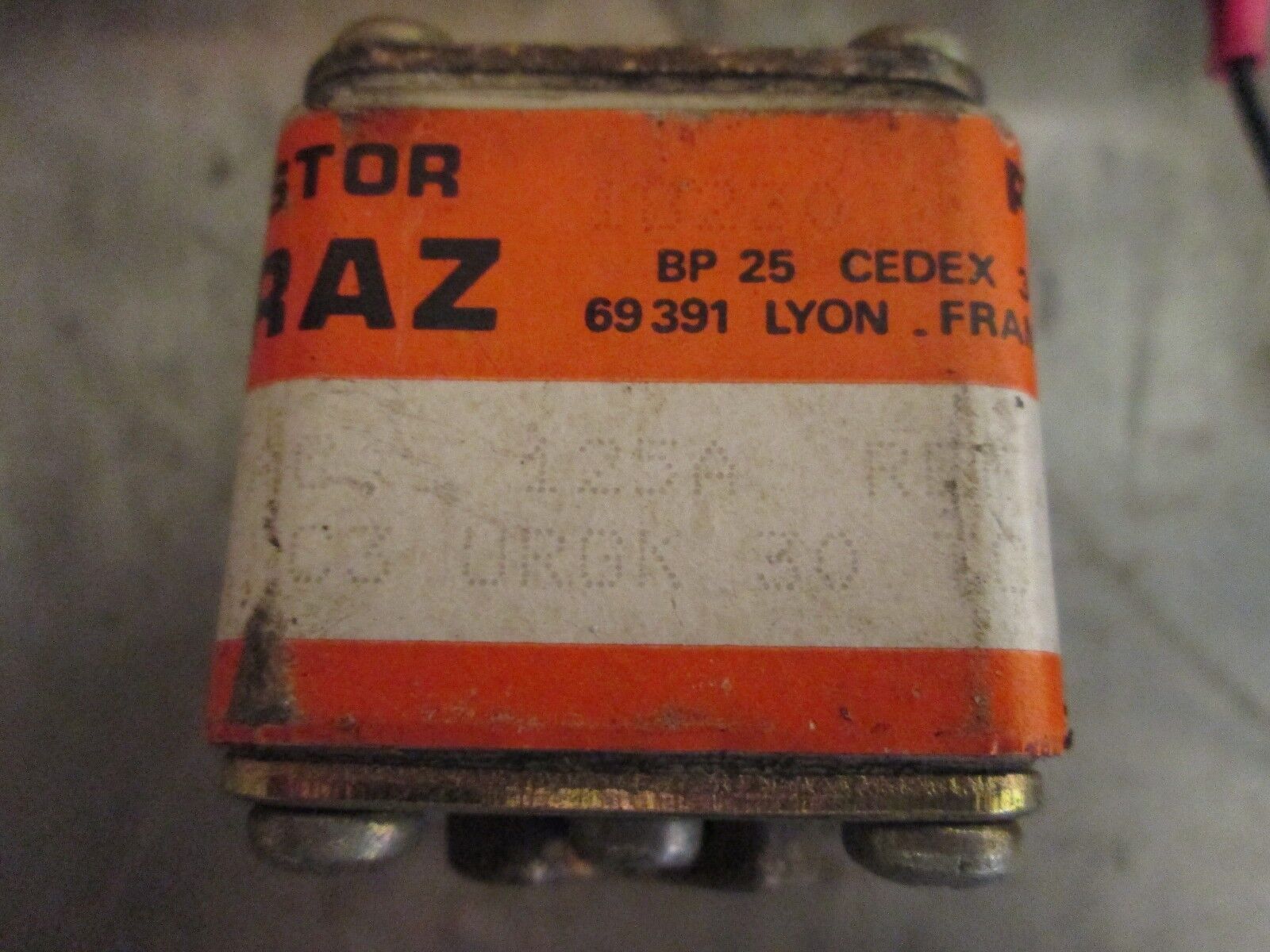 Ferraz Fuse 6BDOK C3 URGK 30 TC 125 125A 600V *No Aux. Contact* Used