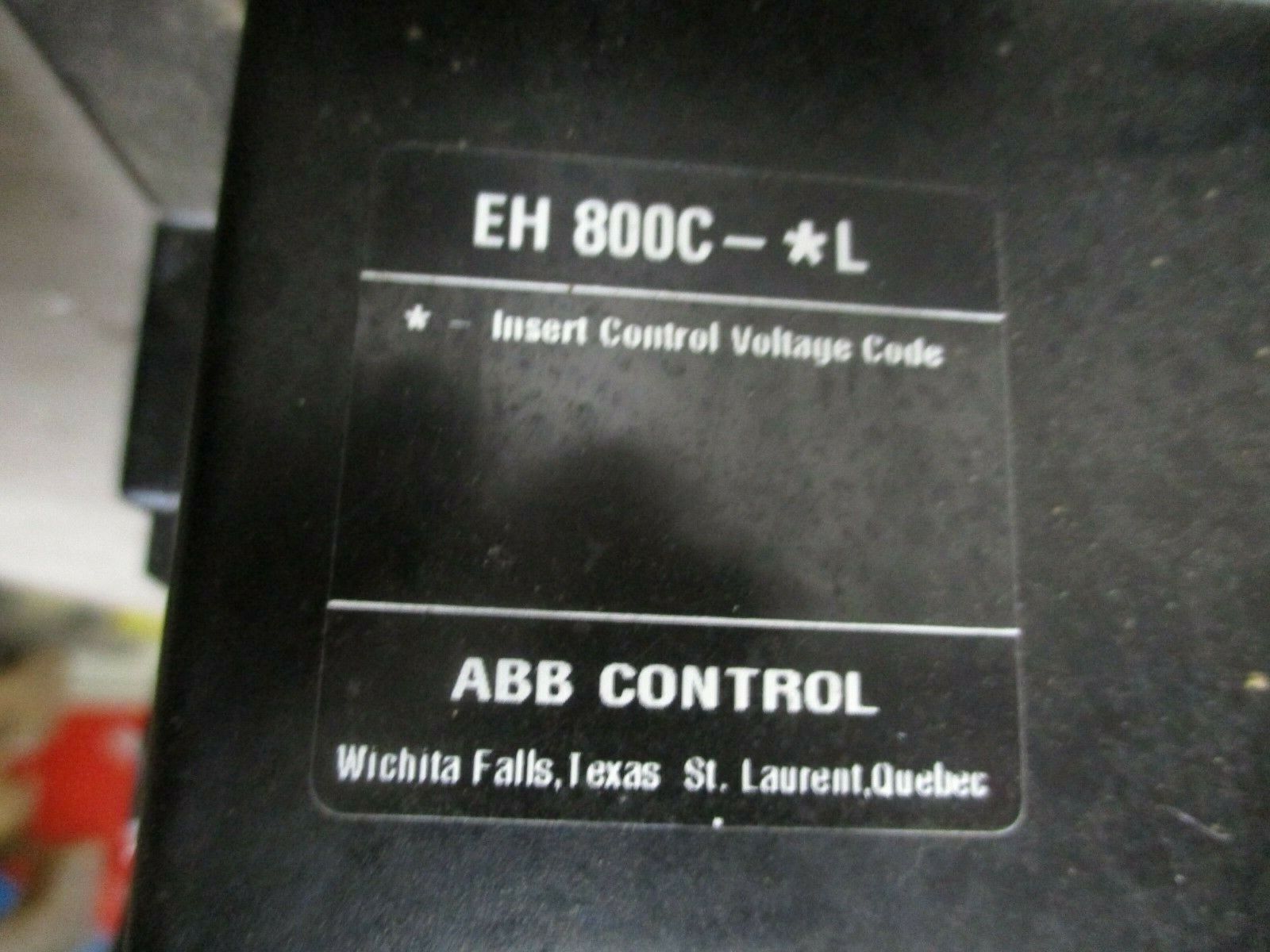 ABB Contactor EH 800 900A 600V Used